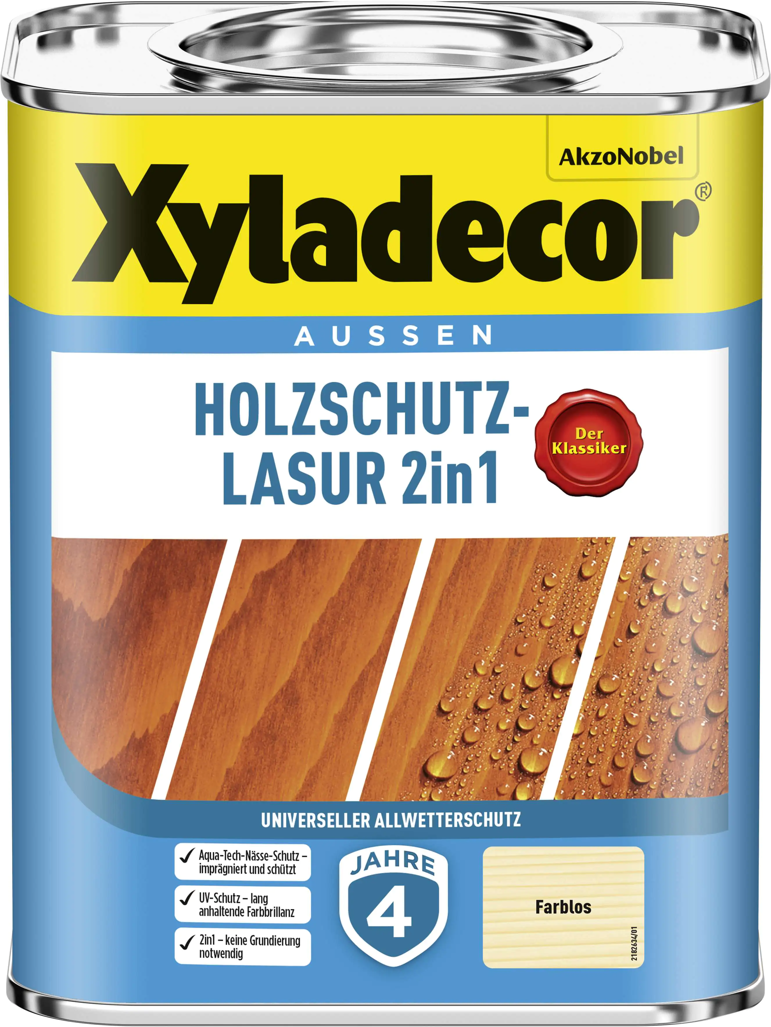 Xyladecor Holzschutzlasur 750 ml farblos 2in1 Xyladecor Holzschutzlasur 750 ml farblos 2in1