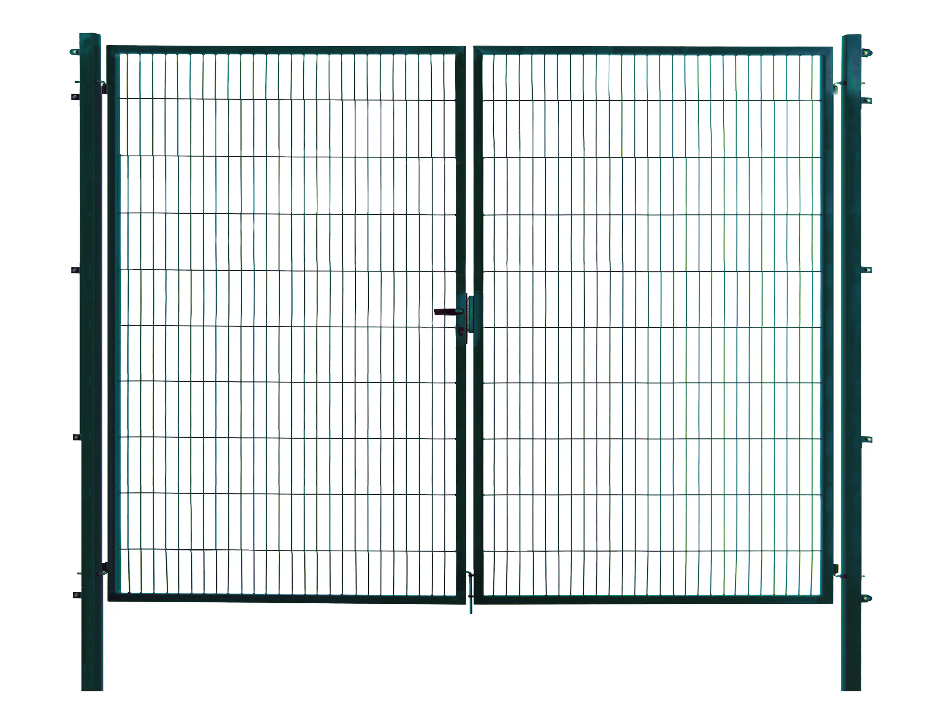 Floraworld Gartentor Comfort 2-Tore inkl. 2 Pfosten 300 x 200 cm moosgrün