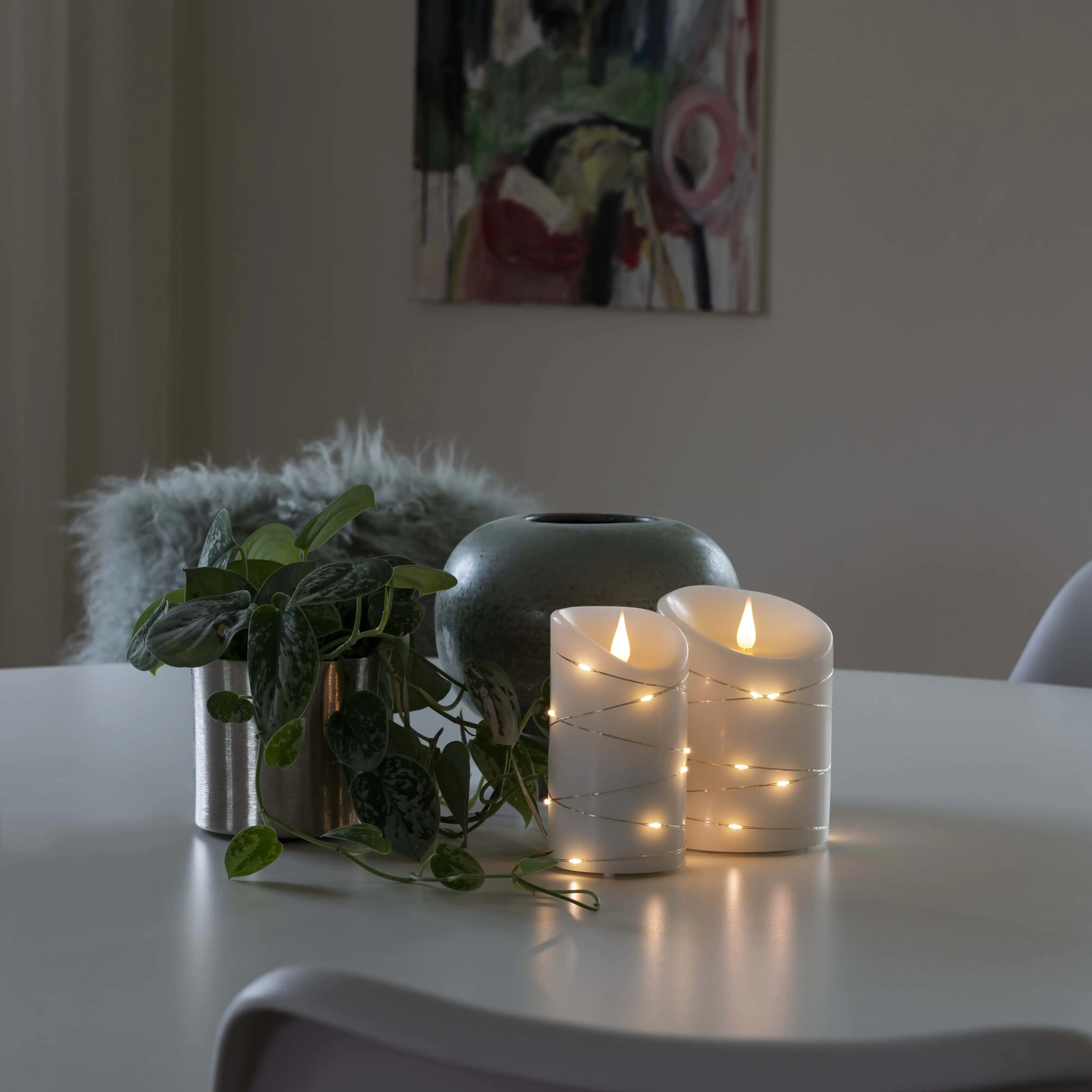 Konstsmide LED Echtwachskerze 13,5 x Ø 7,5 cm, batteriebetrieben Konstsmide LED Echtwachskerze 13,5 x Ø 7,5 cm, batteriebetrieben