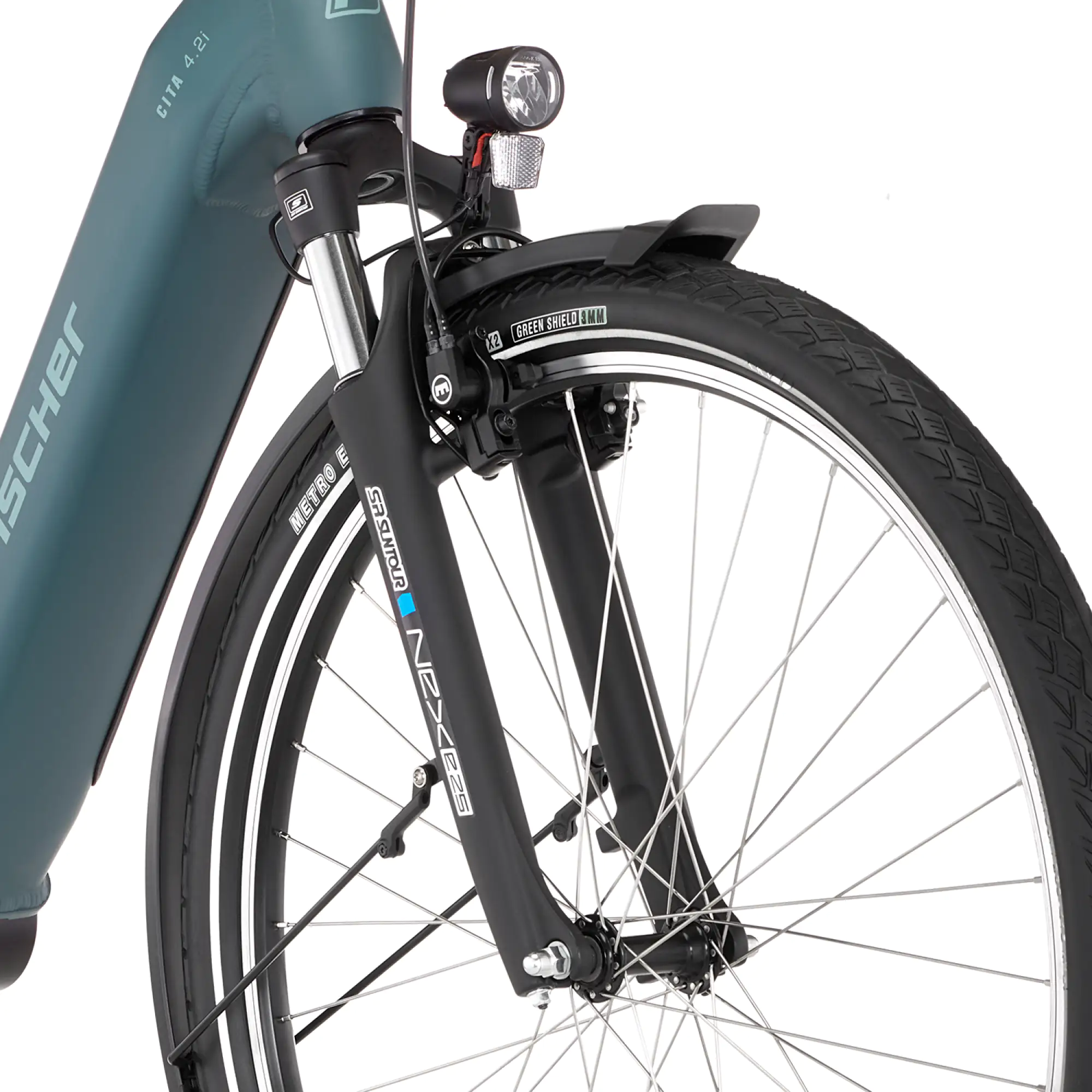Fischer E-Bike City Cita 4.2i 28 Zoll RH 50cm 7-Gang 711 Wh grün Fischer E-Bike City Cita 4.2i 28 Zoll RH 50cm 7-Gang 711 Wh grün
