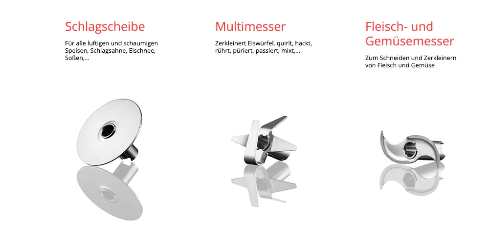 ESGE Stabmixer M 200 BBQ 200 W Rezeptbuch Zauberstab