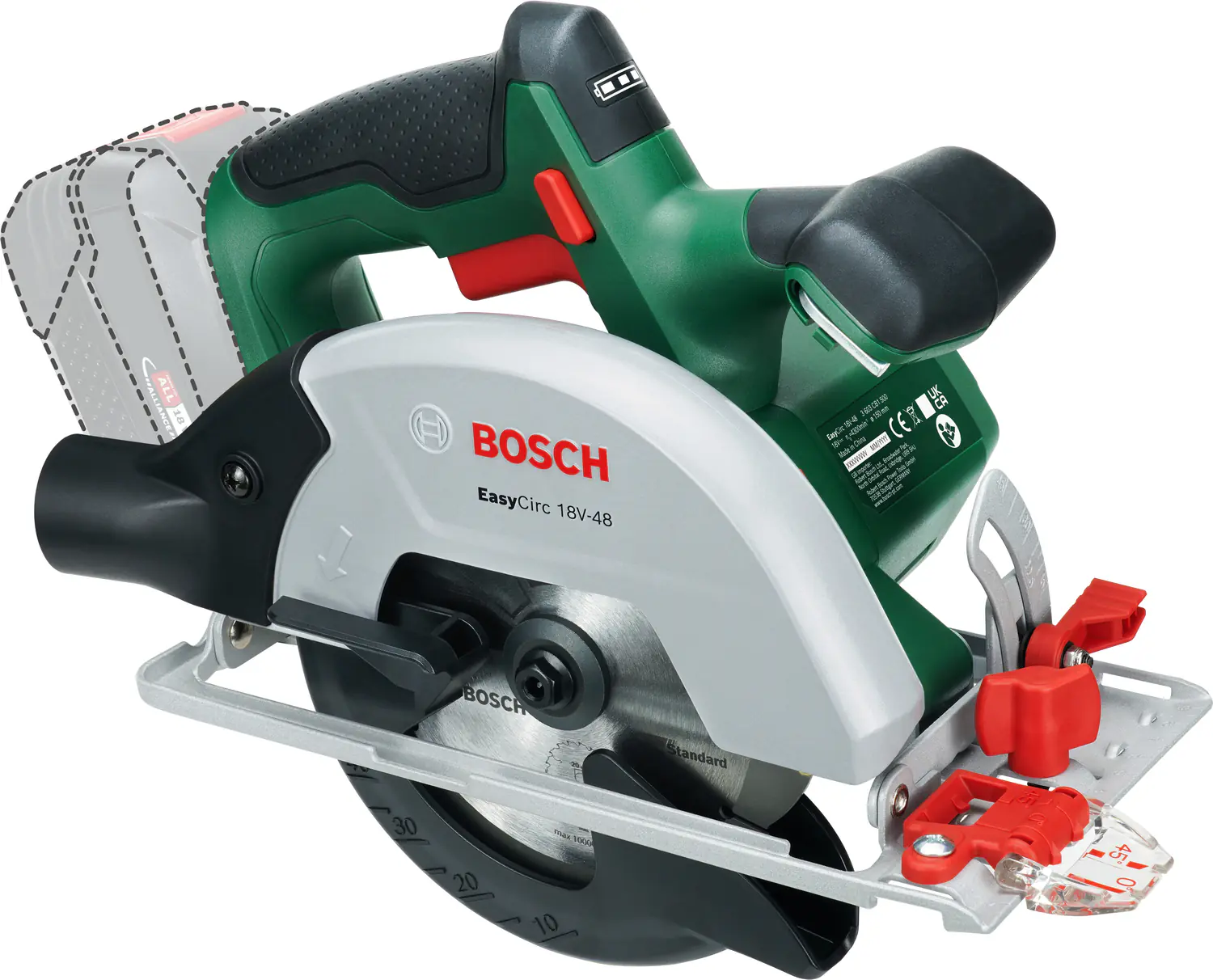 Bosch Akku-Kreissäge EasyCirc 18V-48 Solo im Karton
