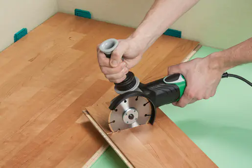 Wolfcraft HM Trennscheibe Ø 115 mm Bohrung 22,23 mm für Laminat/Vinylboden