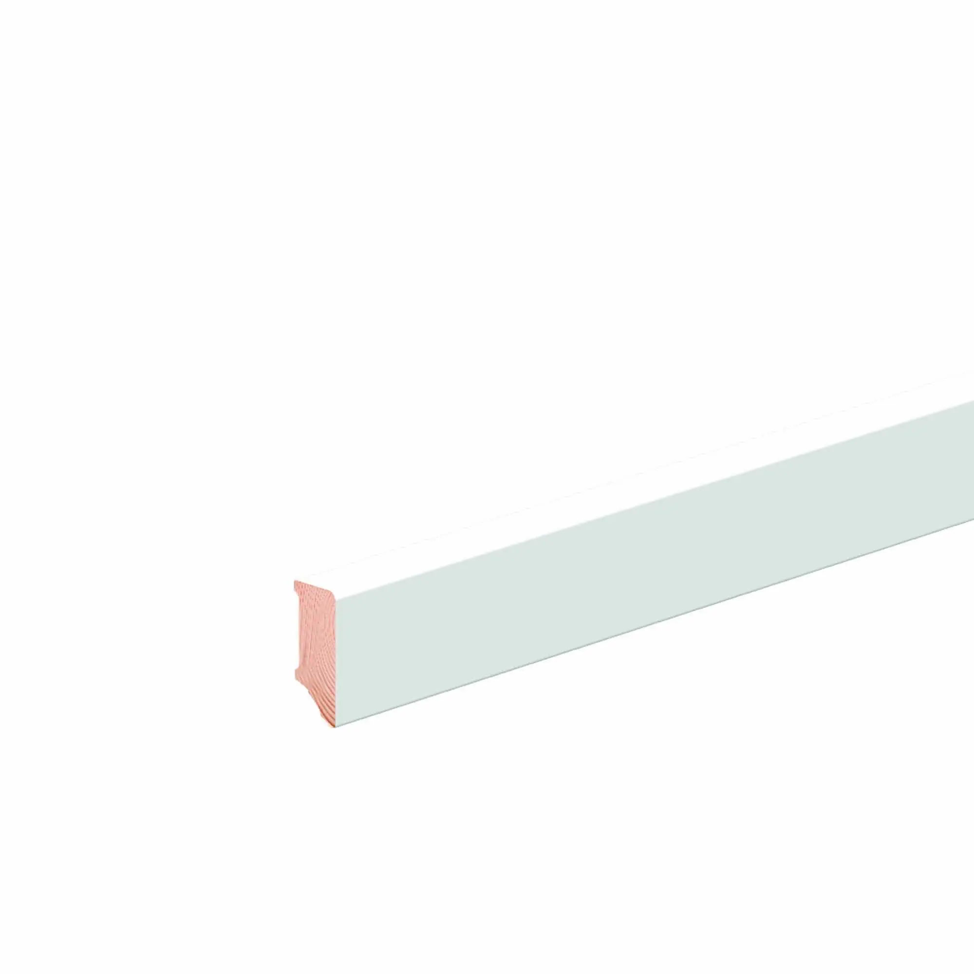 Neuhofer Fußleiste L0152OC 240 cm x 40 x 16 mm weiß