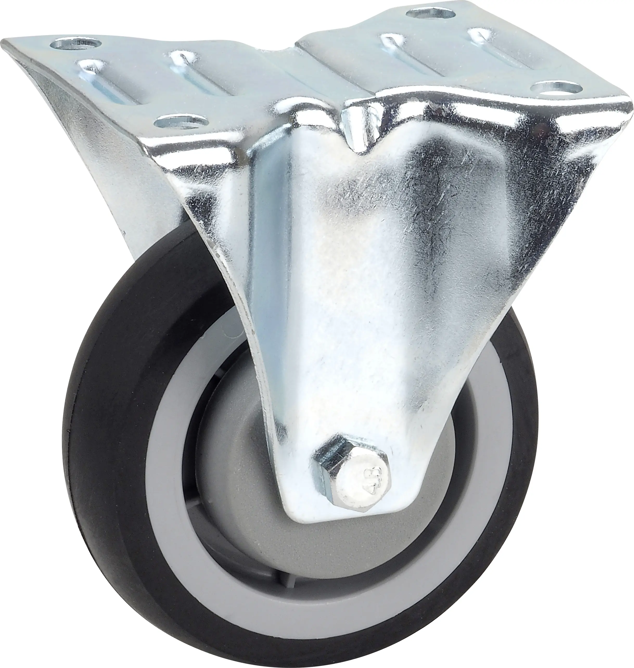 Transportgeräte-Bockrolle 100 x 32 mm Tragkr. 120 kg