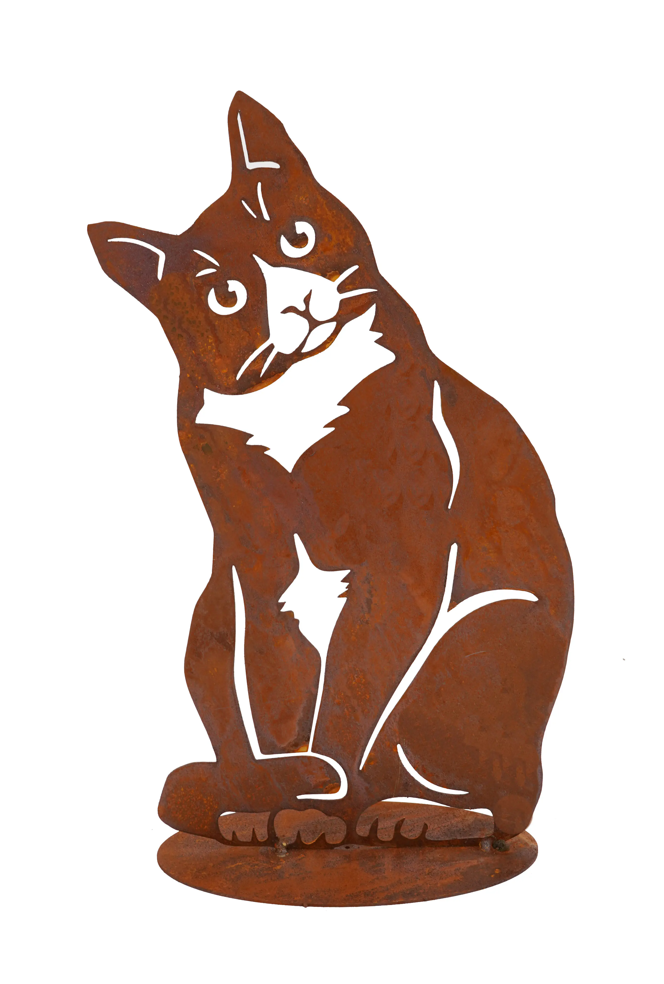 Badeko Katze Leonie 35 x 20 cm rostbraun