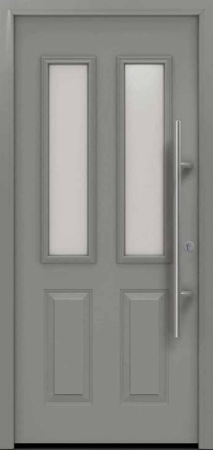 EcoStar Haustür ISOPRO Secur IPS 410S RC2 graualuminium 110 x 210 cm