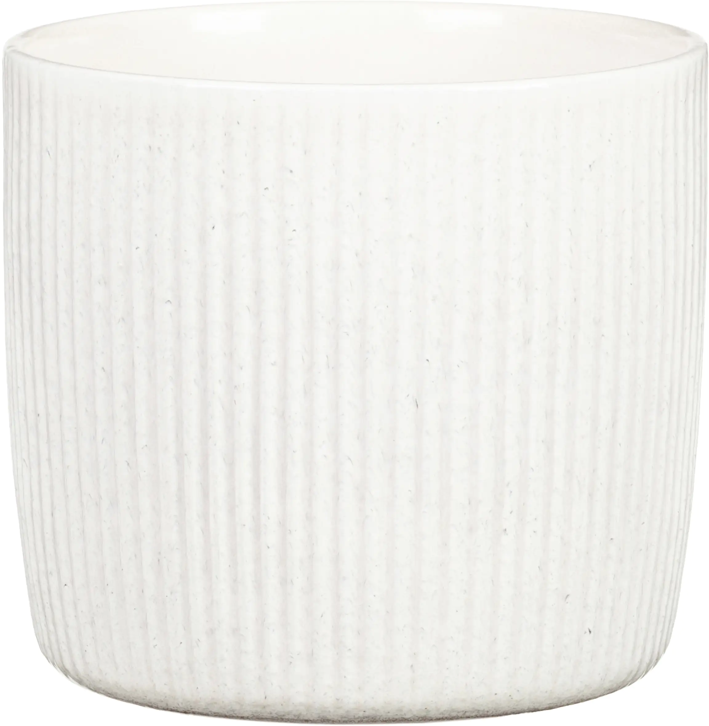 Scheurich Übertopf Solido Linea Ø 17,6 x 16 cm perla weiß