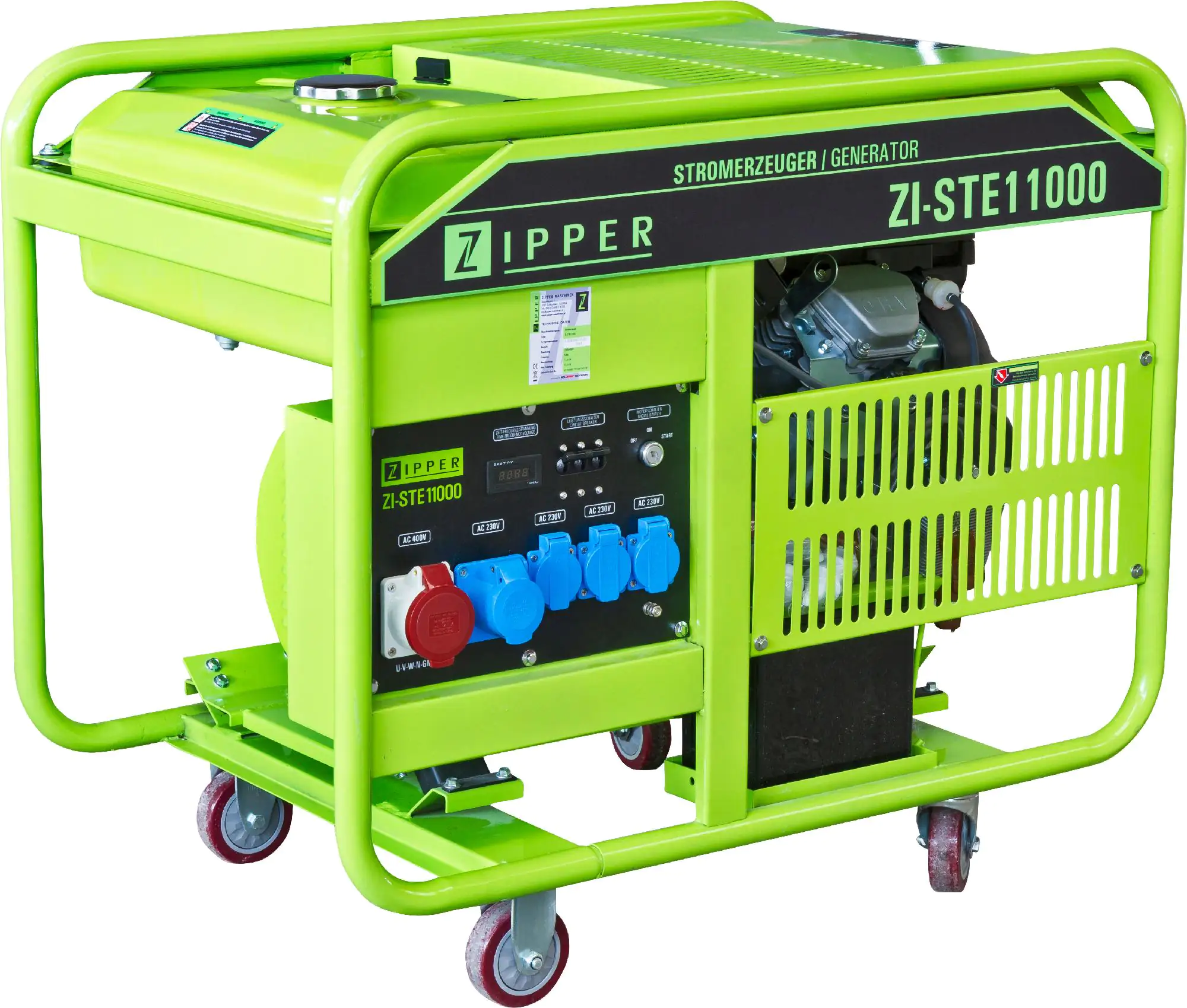Zipper Stromerzeuger ZI-STE11000 14500 W Benzin Zipper Stromerzeuger ZI-STE11000 14500 W Benzin