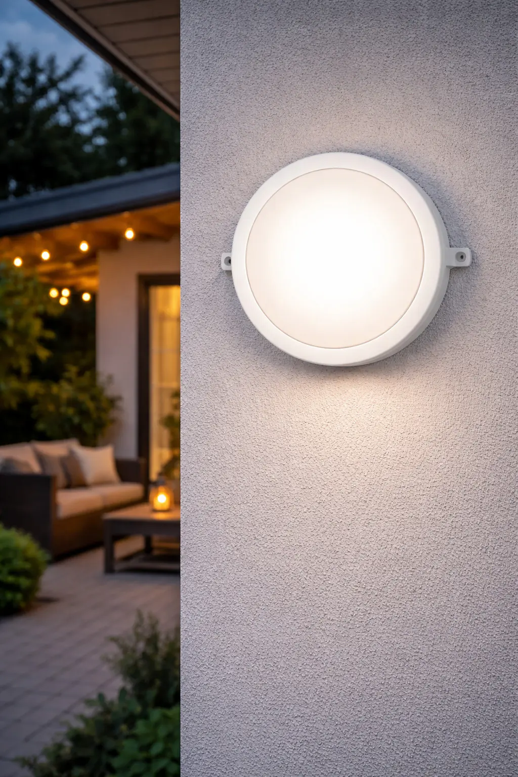 TrendLine LED-Rundleuchte weiß Ø 21 x 8 cm neutralweiß