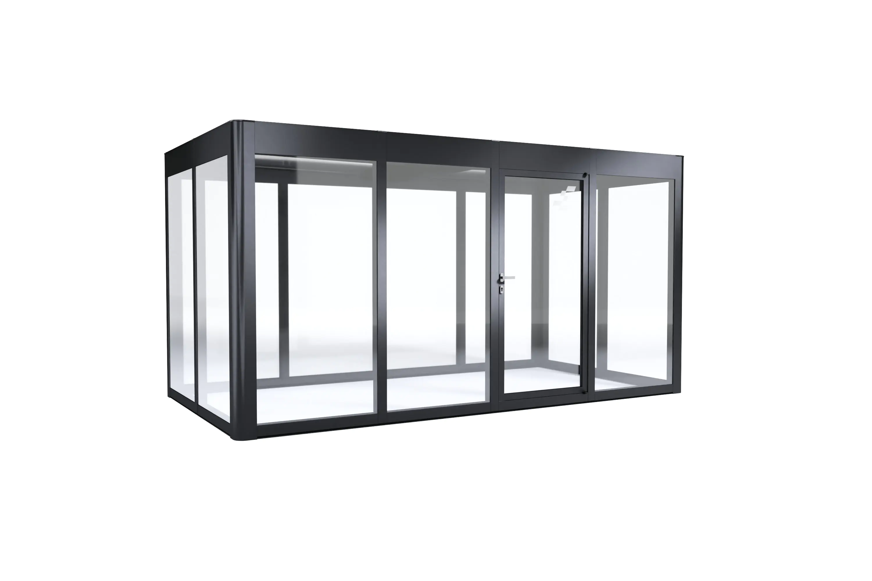 SunElements SunGarden Gartenhaus Infinity 4.2 443 x 233 cm anthrazit-metallic SunElements SunGarden Gartenhaus Infinity 4.2 443 x 233 cm anthrazit-metallic