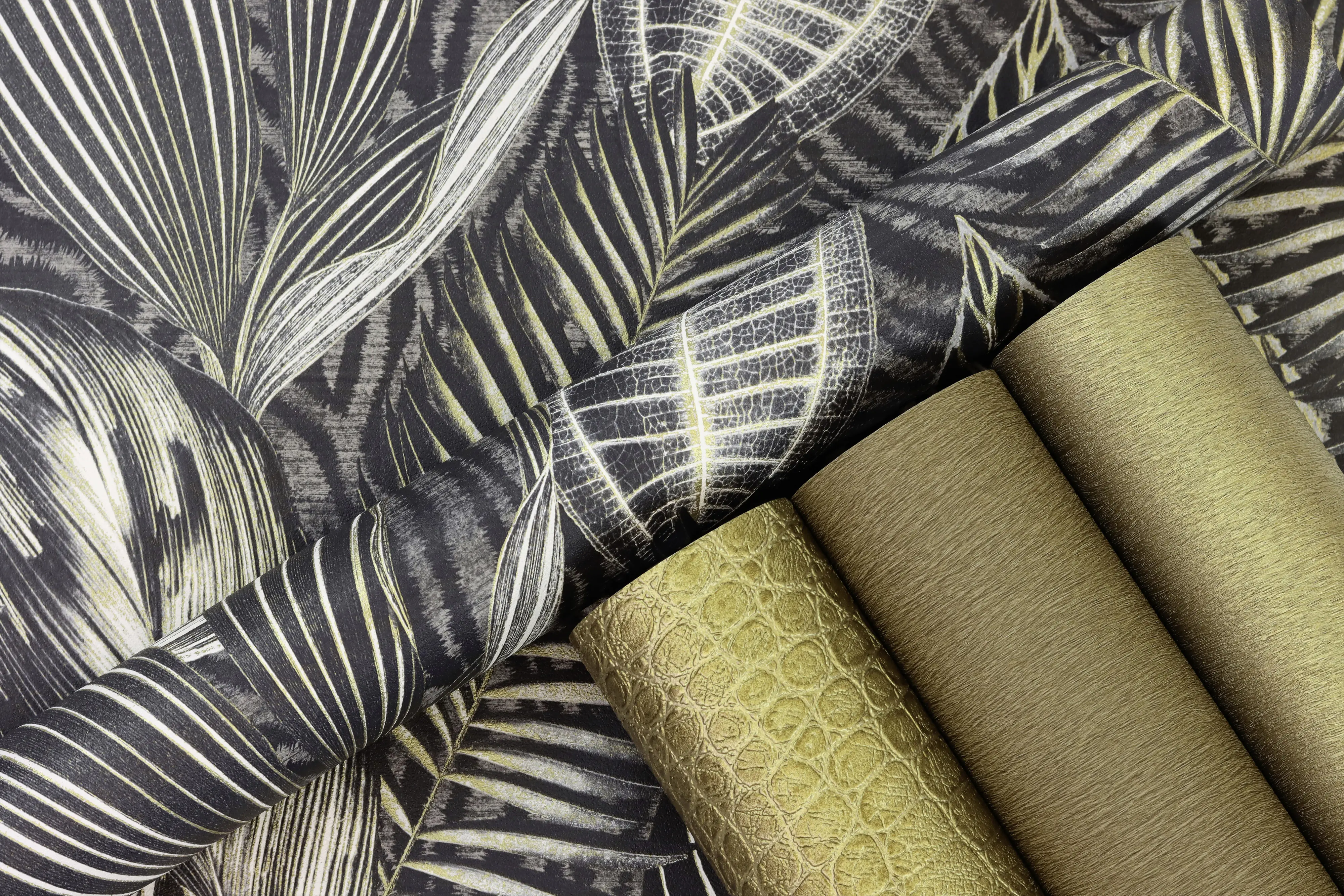 Rasch Vliestapete 751369 Gold-Gold metallic Muster & Motive 10,05 m x 0,53 m