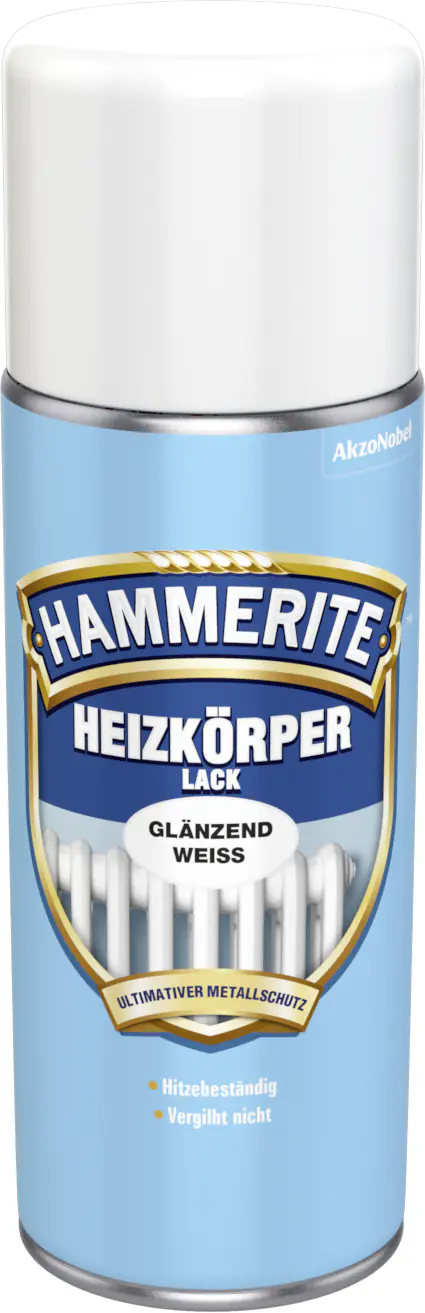 Hammerite Heizkörperlack Spray 400 ml weiß glänzend Hammerite Heizkörperlack Spray 400 ml weiß glänzend