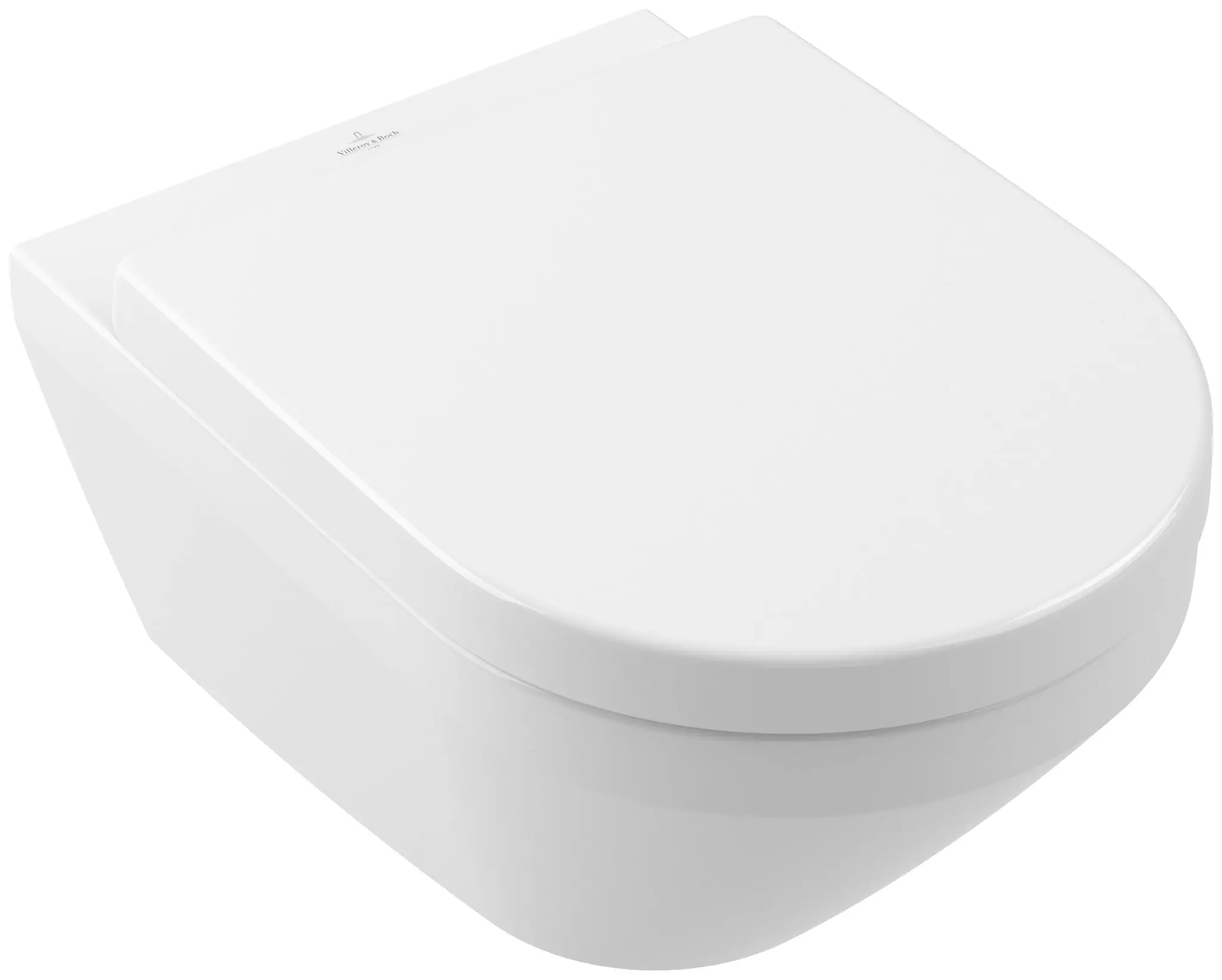 Villeroy & Boch Wand Tiefspül WC Targa Pure Twist spülrandlos inkl. WC-Sitz