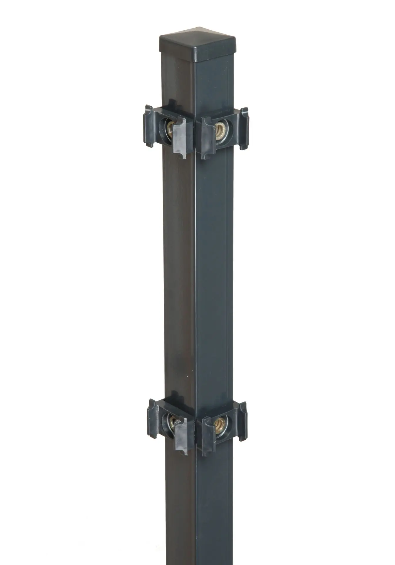 Floraworld Zauneckpfosten Classic 125 x 4 x 4 cm anthrazit