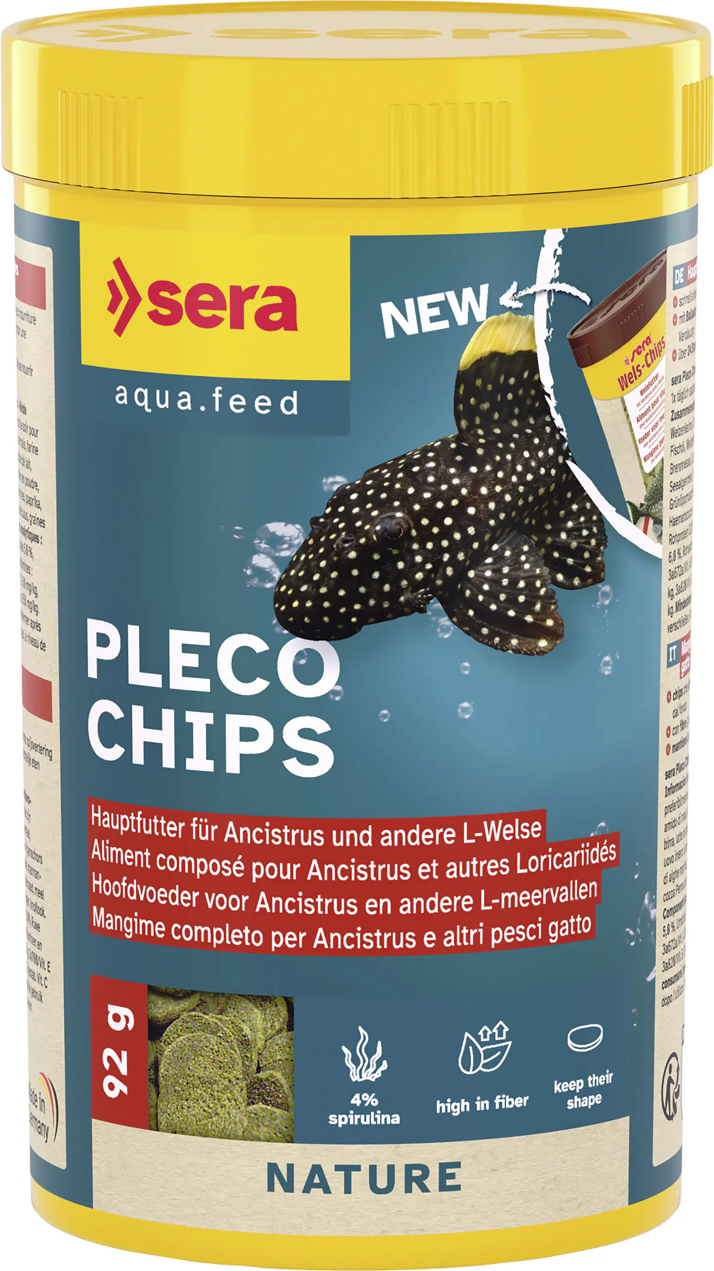 Sera Fischfutter Pleco Chips 250 ml Sera Fischfutter Pleco Chips 250 ml