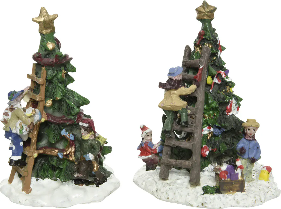 Kaemingk Dekofigur Weihnachtsbaum mit Kinder Kaemingk Dekofigur Weihnachtsbaum mit Kinder