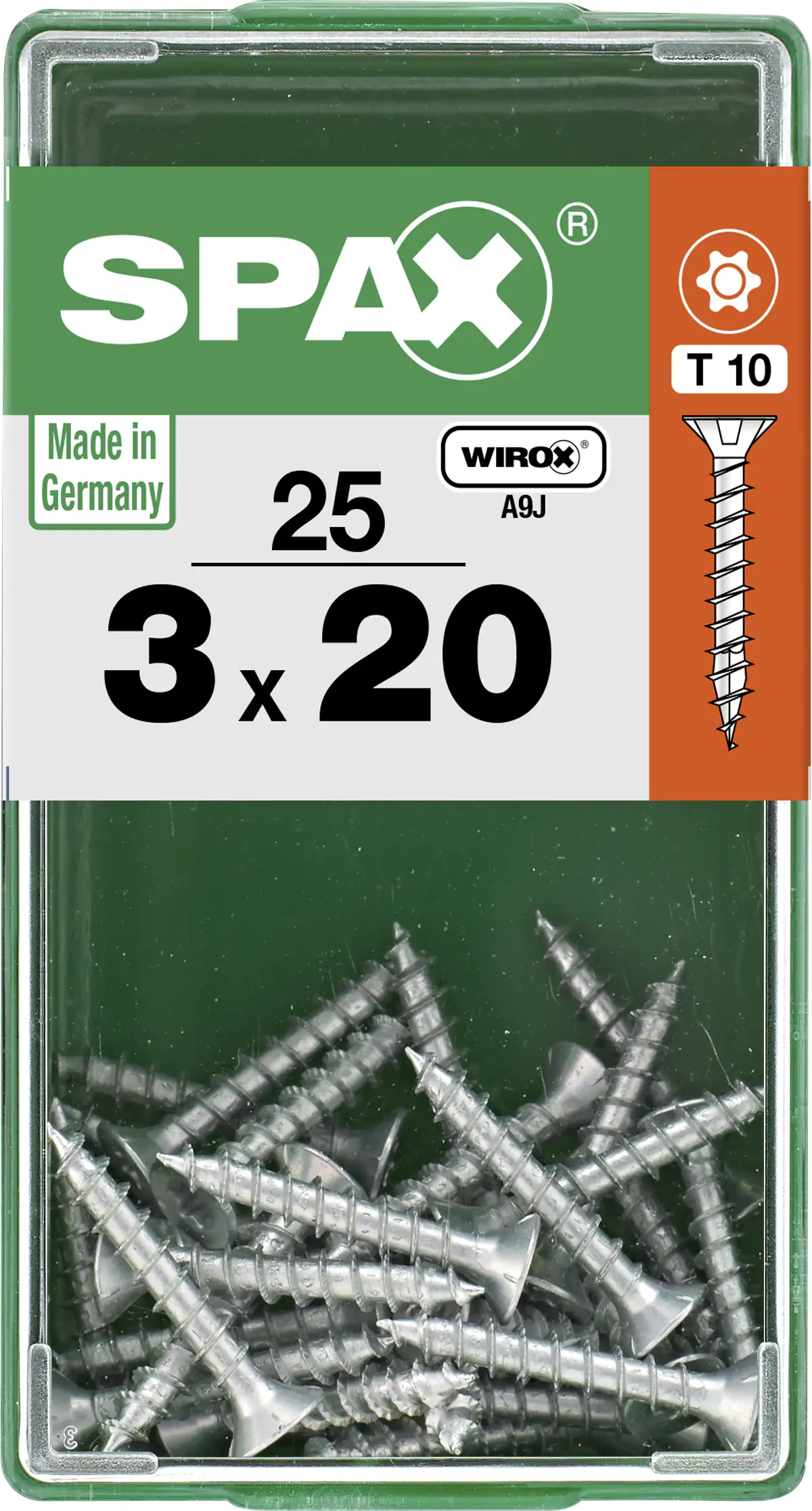 Spax Universalschrauben 3.0 x 20 mm TX 10 - 25 Stk.