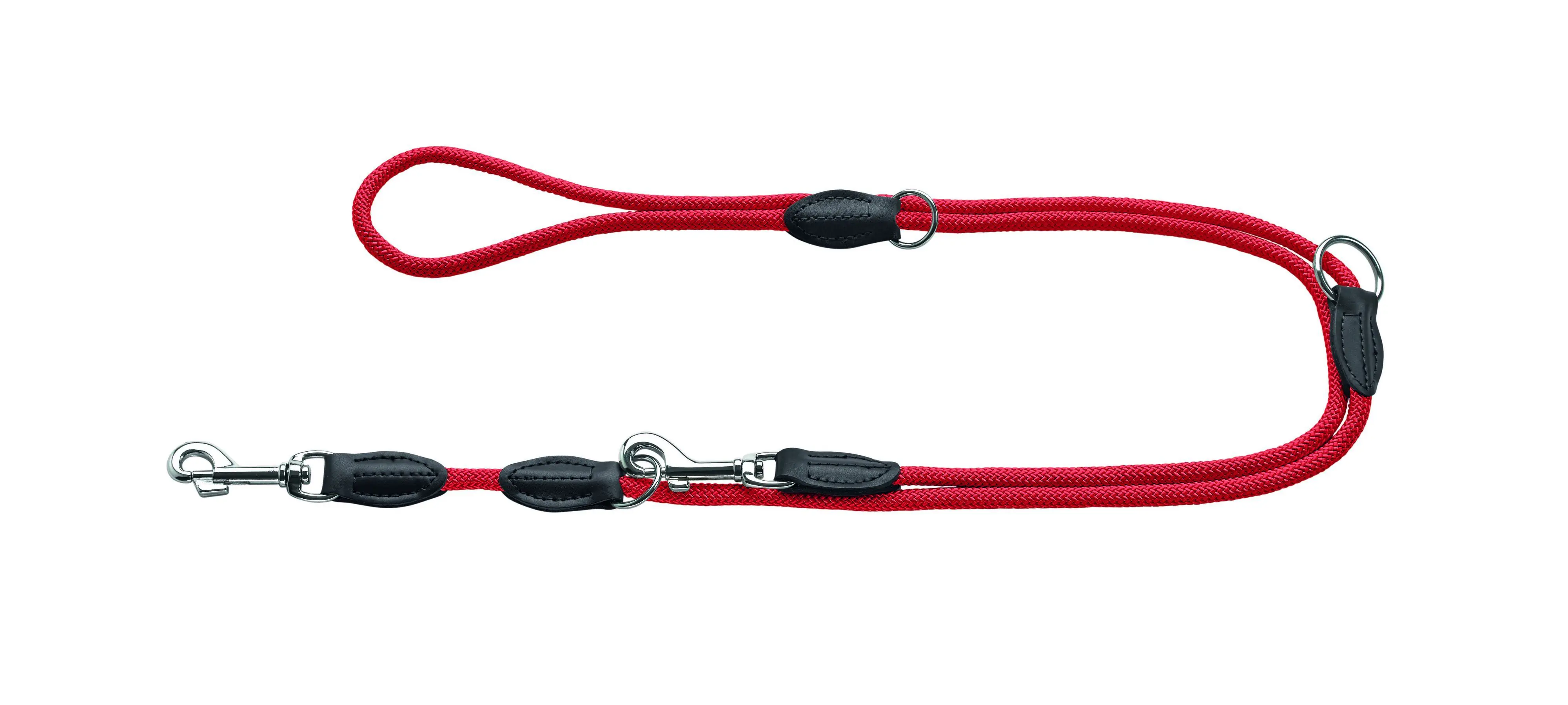 Hunter Hundeleine Führleine verstellbar Freestyle 2 m x 0,8 cm rot