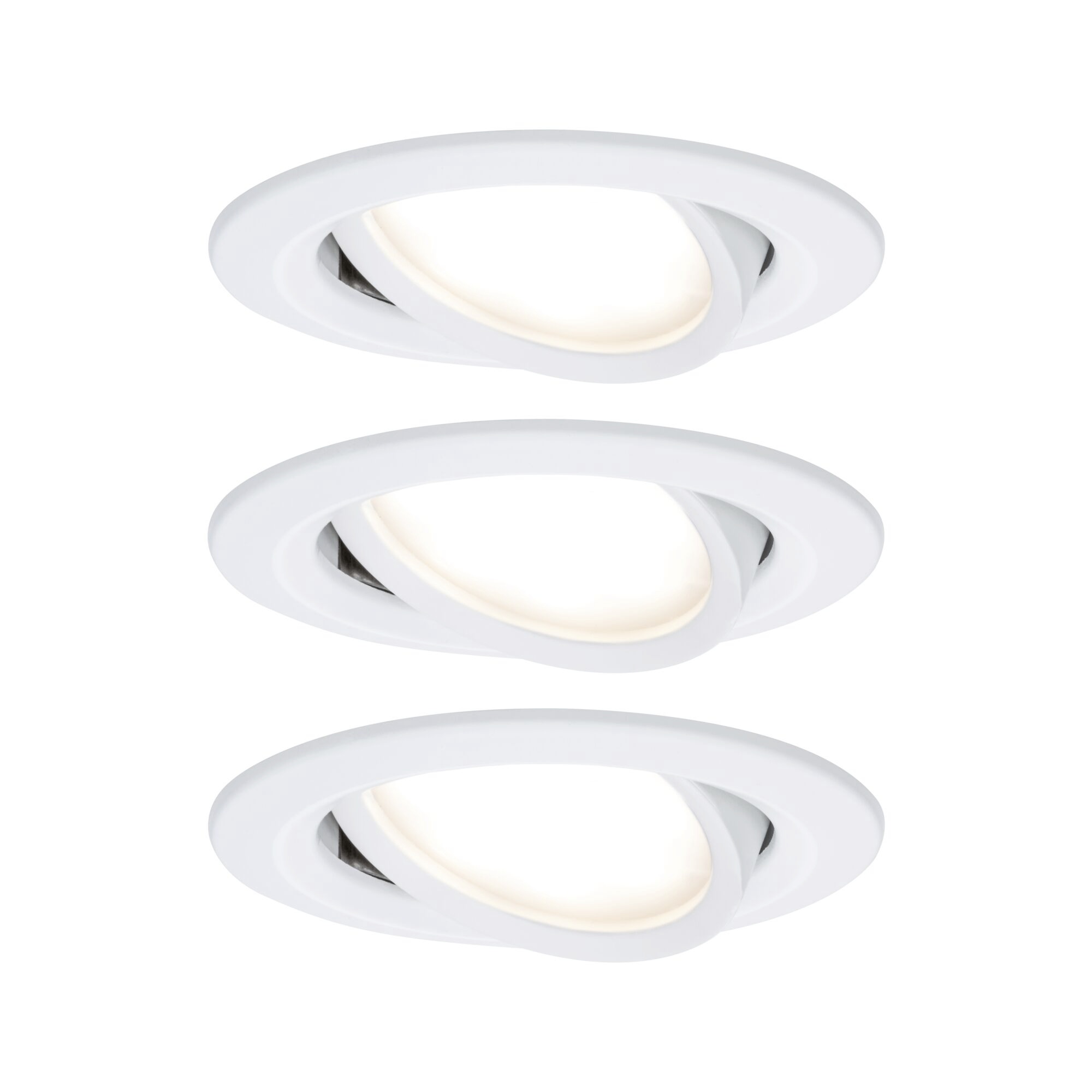 Paulmann LED Einbauleuchte Coin Slim IP23 rund 6,8 W weiß 3er-Set dimmbar