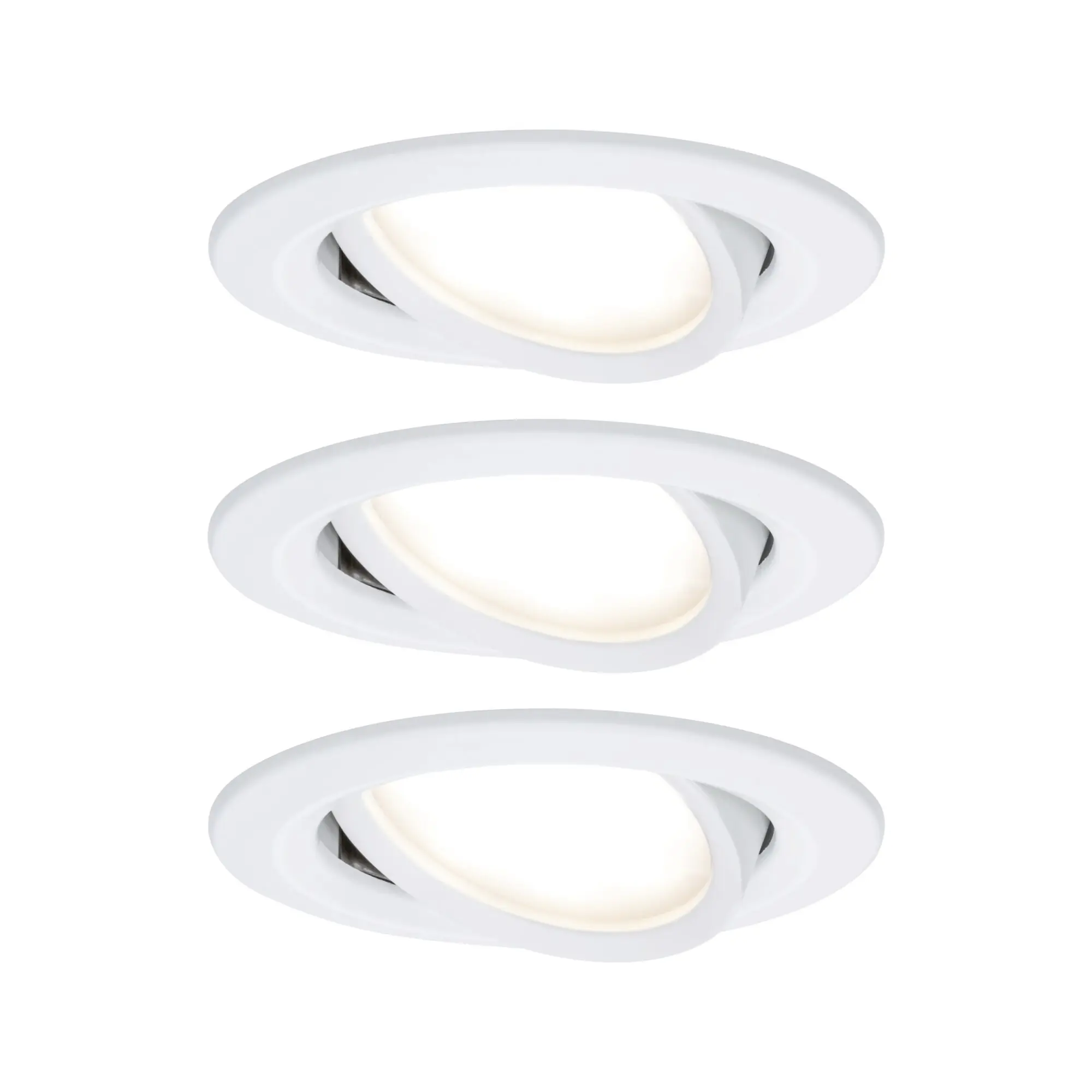 Paulmann LED Einbauleuchte Coin Slim IP23 rund 6,8 W weiß 3er-Set dimmbar