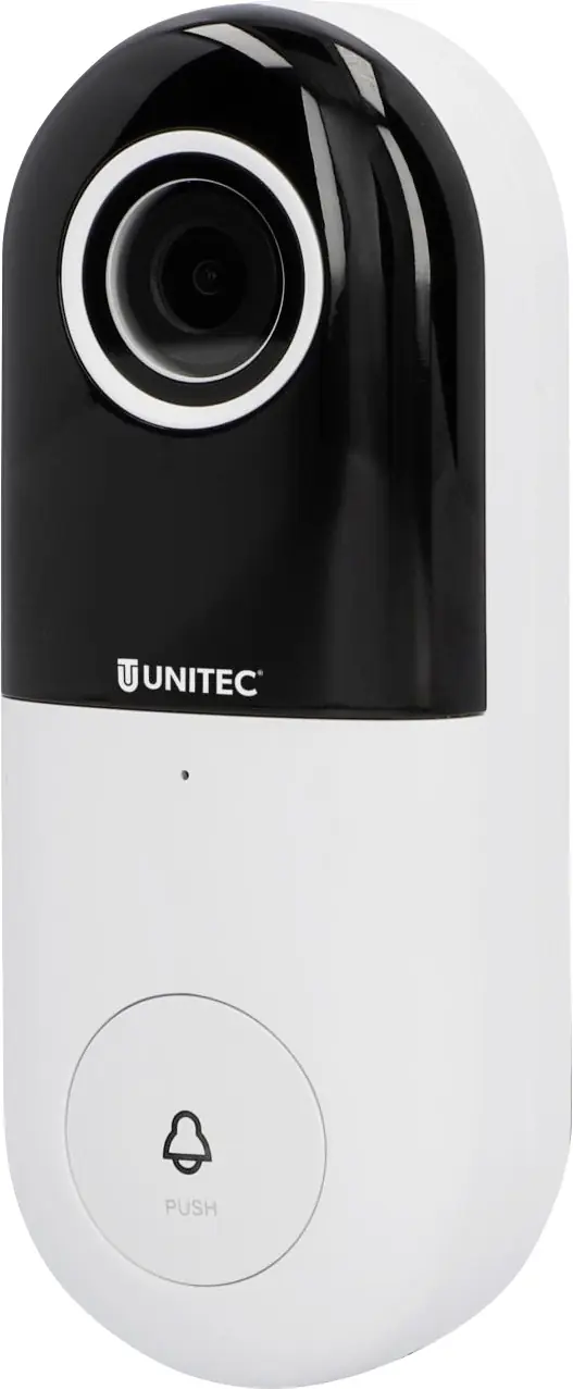 Unitec WIFI Türkamera Festverdrahtet inkl. Funkgong, Kamera