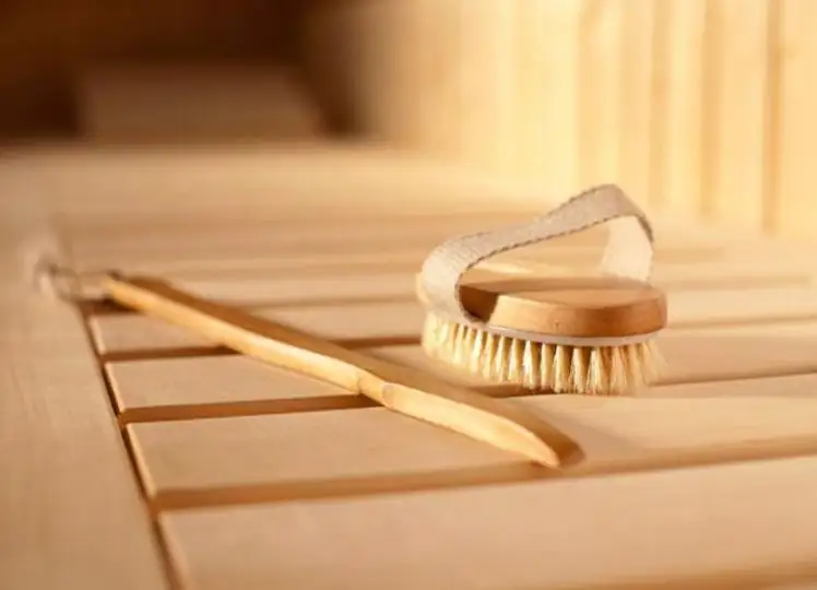 Weka Massagebürste für den Rücken 2-teilig