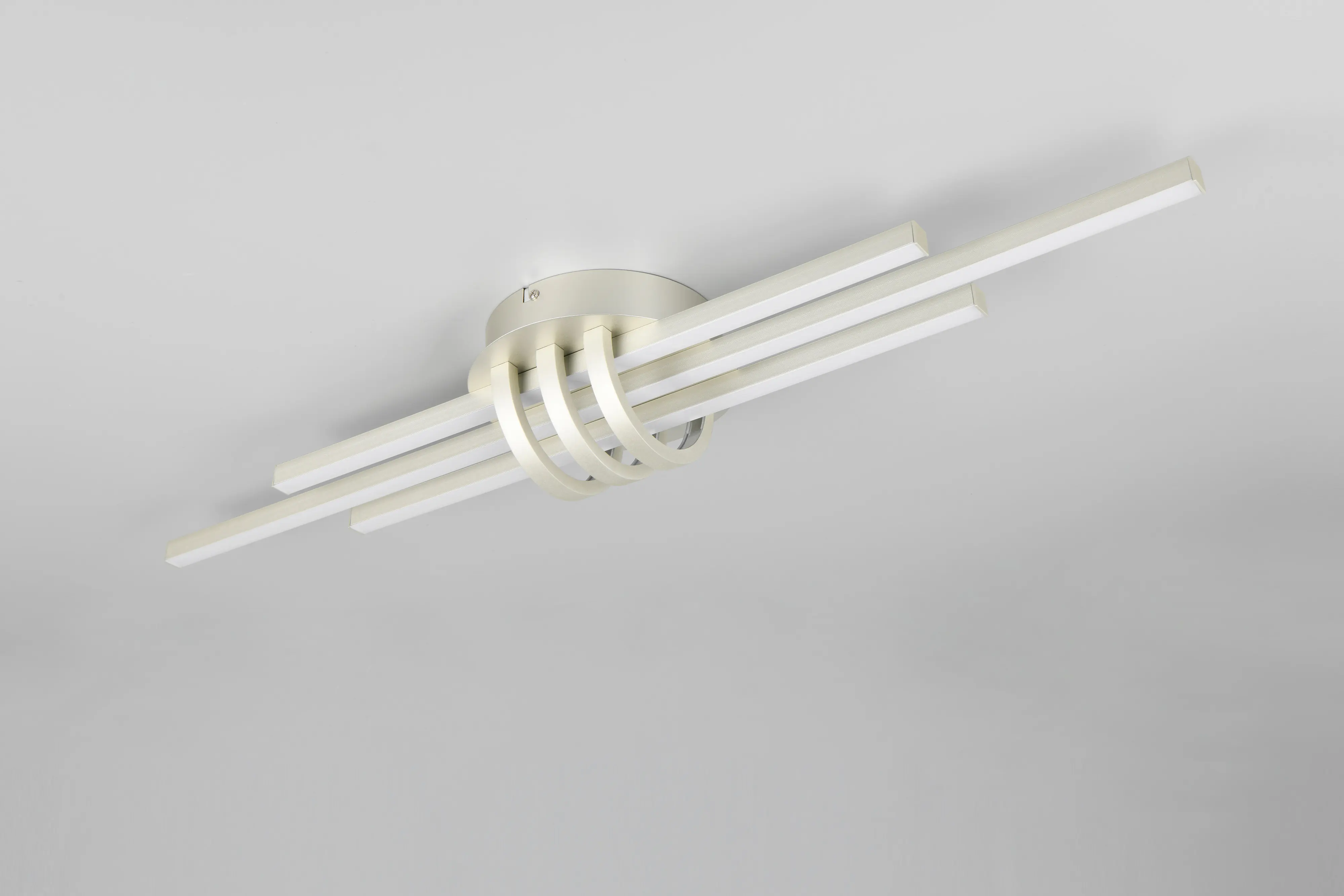 Reality LED Deckenleuchte Cinto 20W nickel warmweiß