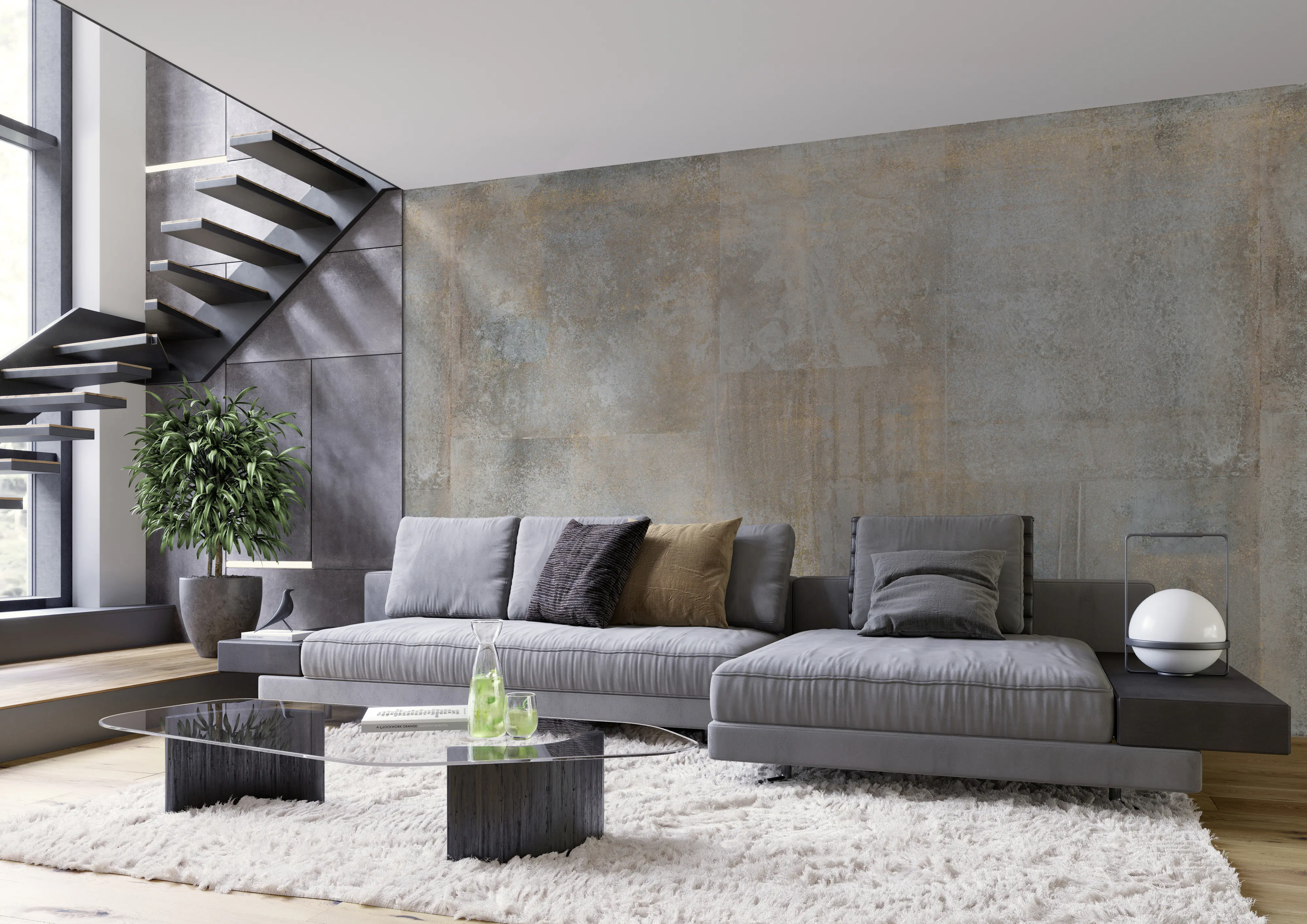 Rasch Vlies Fototapete 364200 Rot-Rotbraun Muster & Motive 2,65 m x 3,71 m