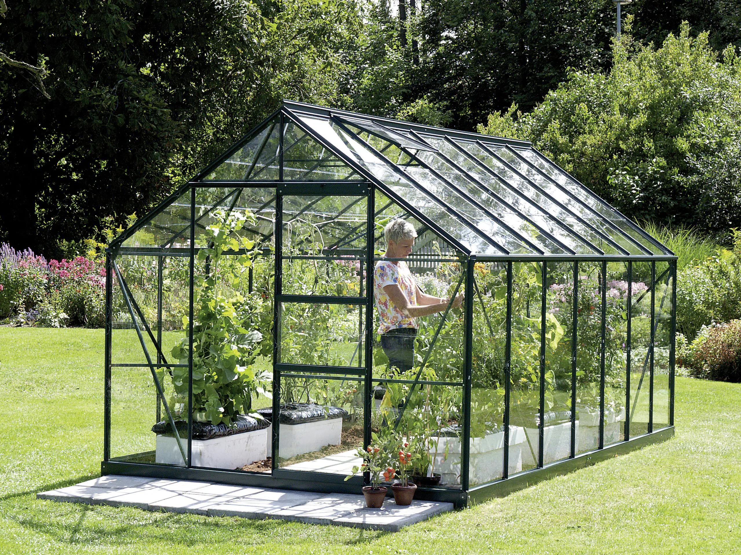 Vitavia Gewächshaus Merkur 11500 254 x 441 cm 3 mm Sicherheitsglas