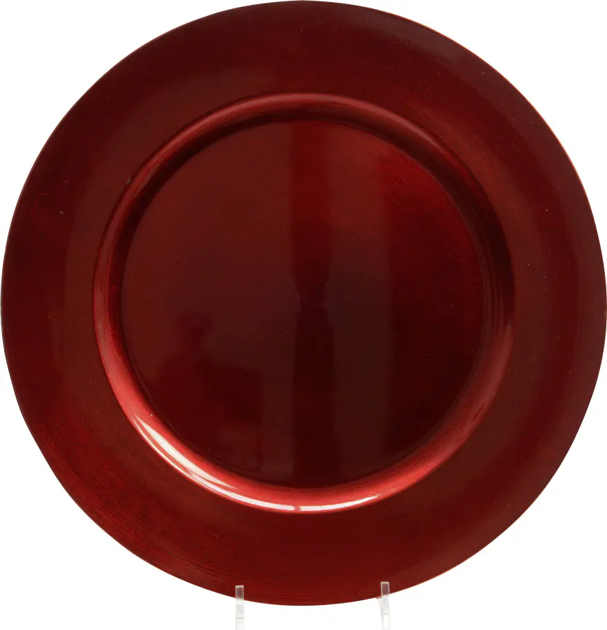 Kaemingk Kunststoffteller rot Ø 33 cm