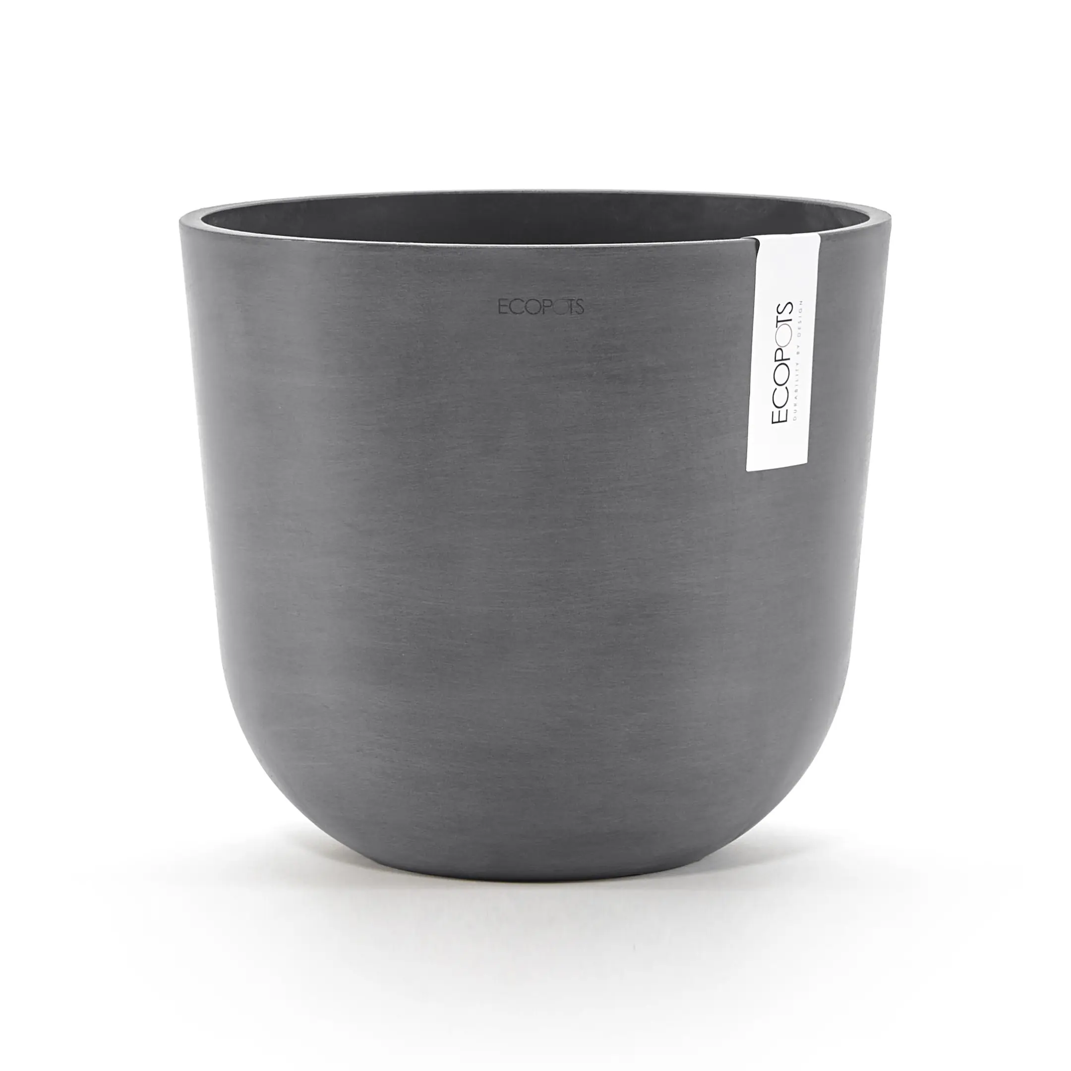 Ecopots Pflanztopf Oslo Ø 25 x 21,8 cm grau