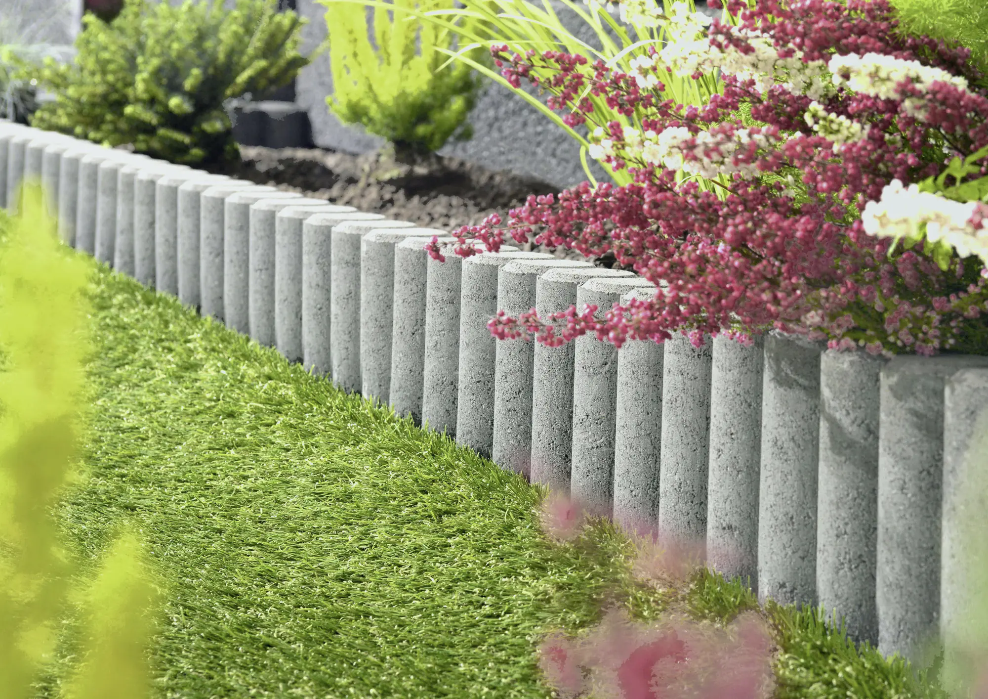 Kann Palisade 10er-Element 25 x 50 x 6 cm grau Kann Palisade 10er-Element 25 x 50 x 6 cm grau