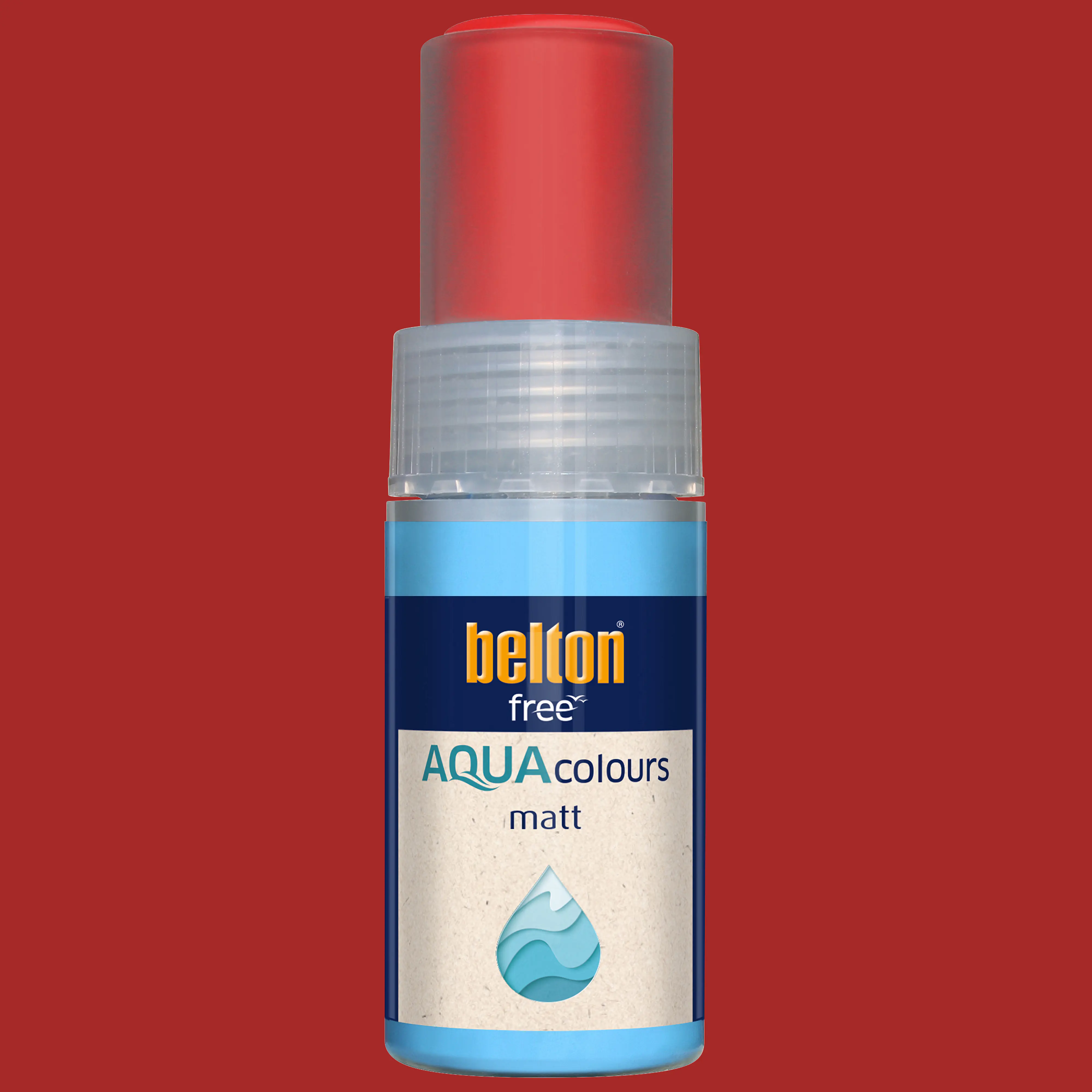 belton free Lackstift AQUAcolours 9 ml feuerrot matt
