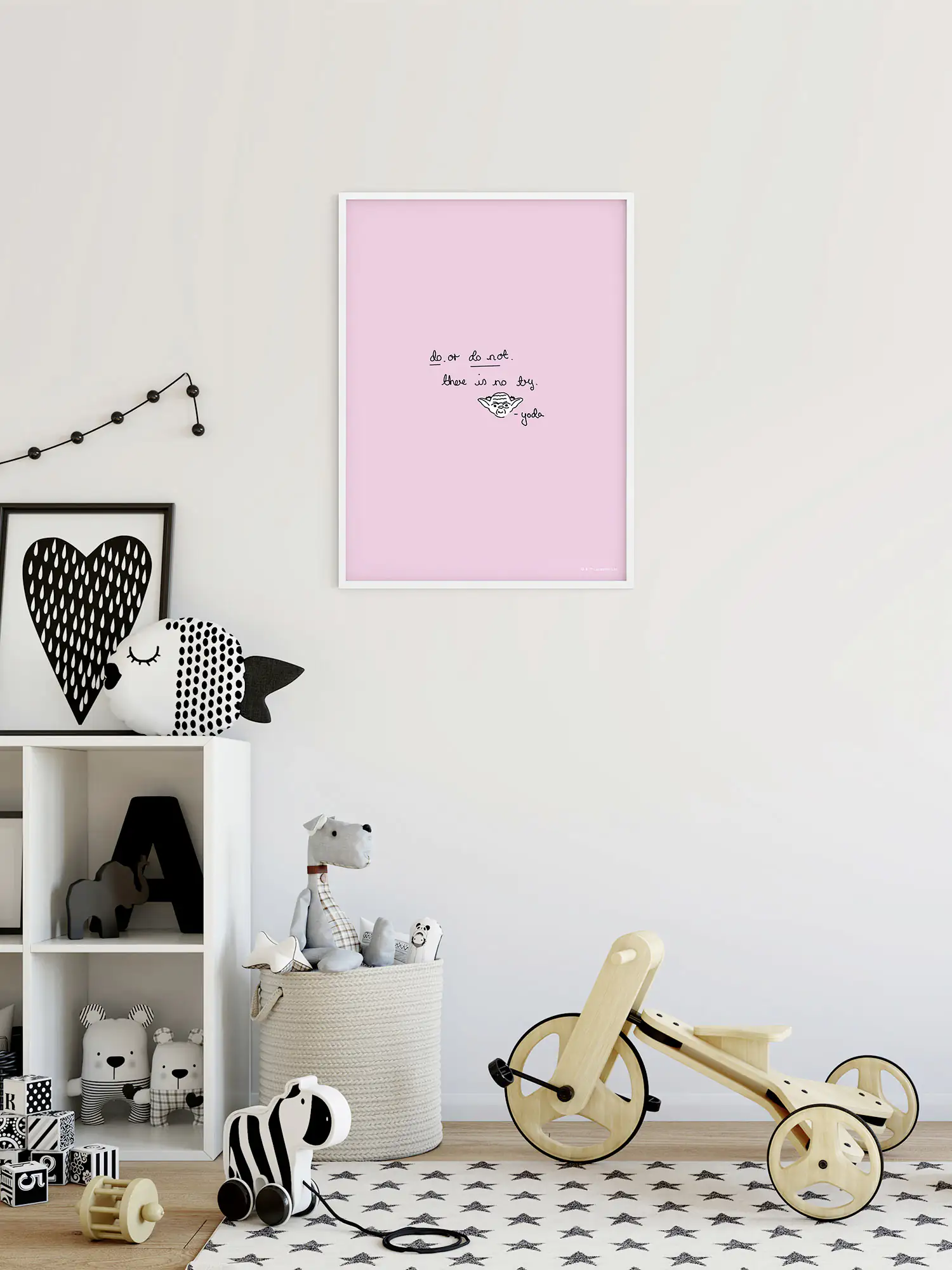 4055065190827_2865733 Komar Wandbild SW Quote Yoda Cute 50 x 70 cm