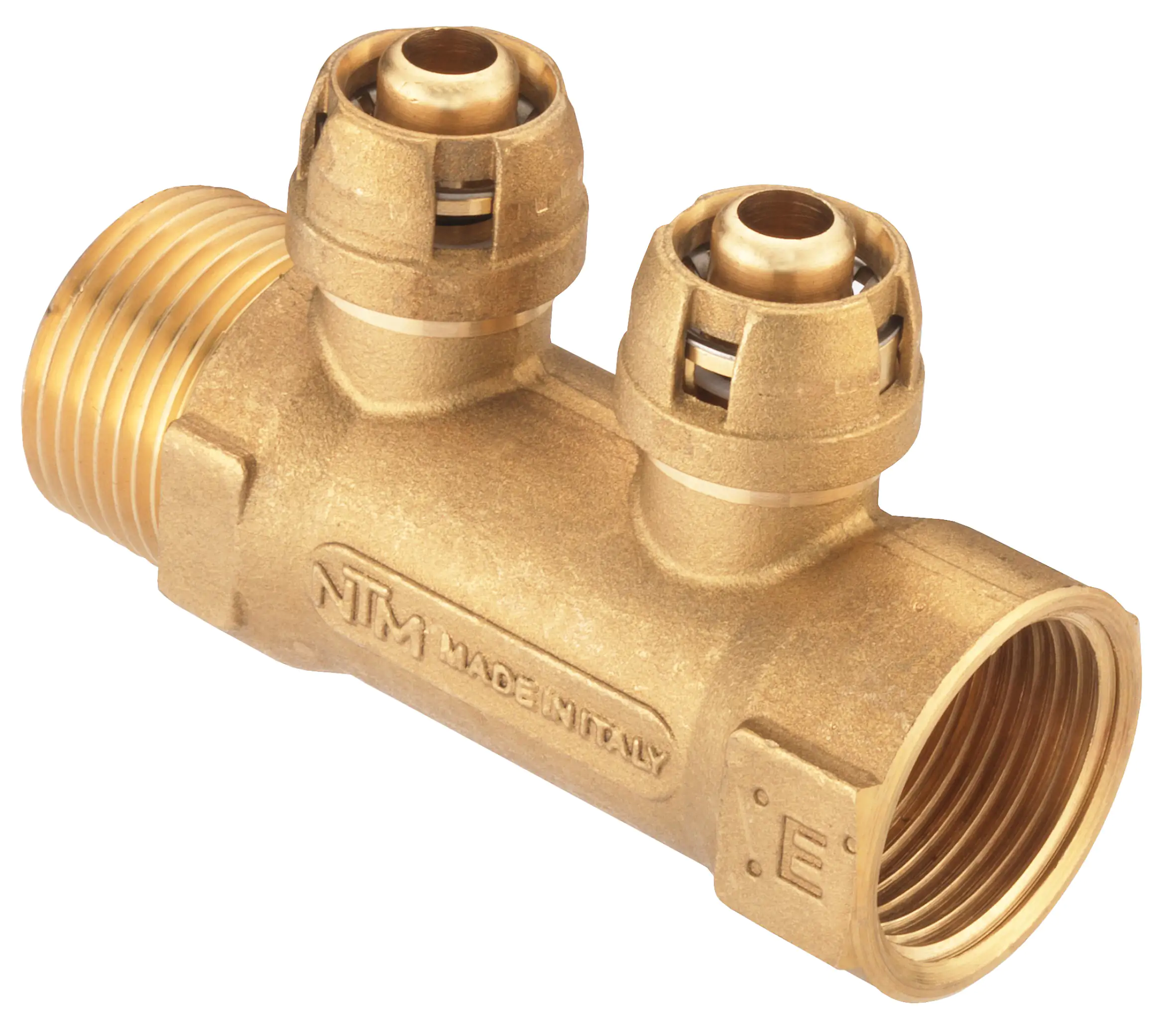 Cornat Steck-Verteiler komplett ø 20 mm 1" IG/AG Messing