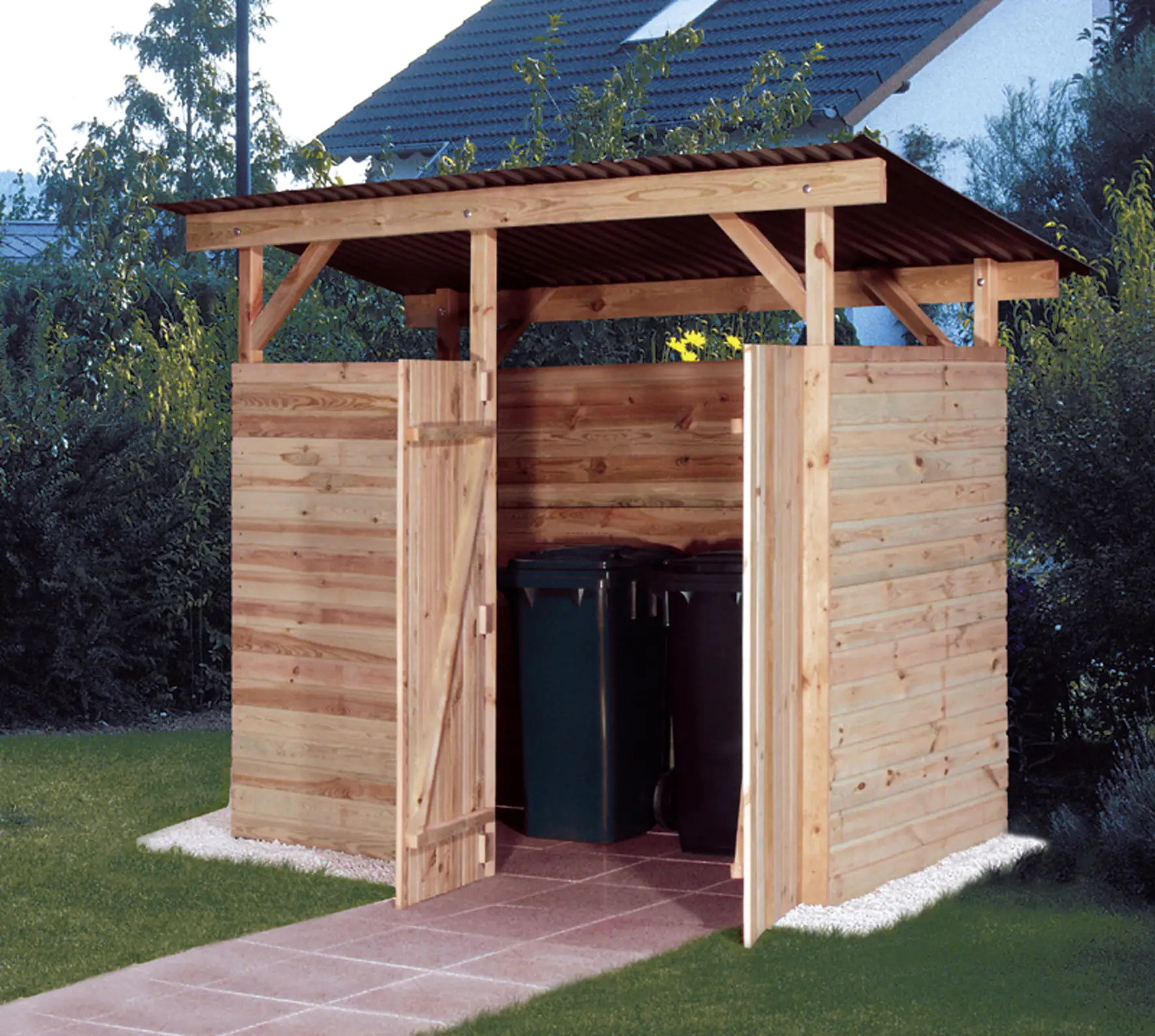 PVC-Wellplatte 76/18 120 x 80 cm 1,2 mm schwarz