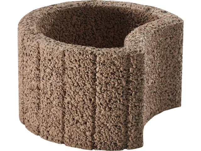 Kann Hochbeet-Set Vigneto-Rondo 200 x 150 x 84 cm sandsteingelb