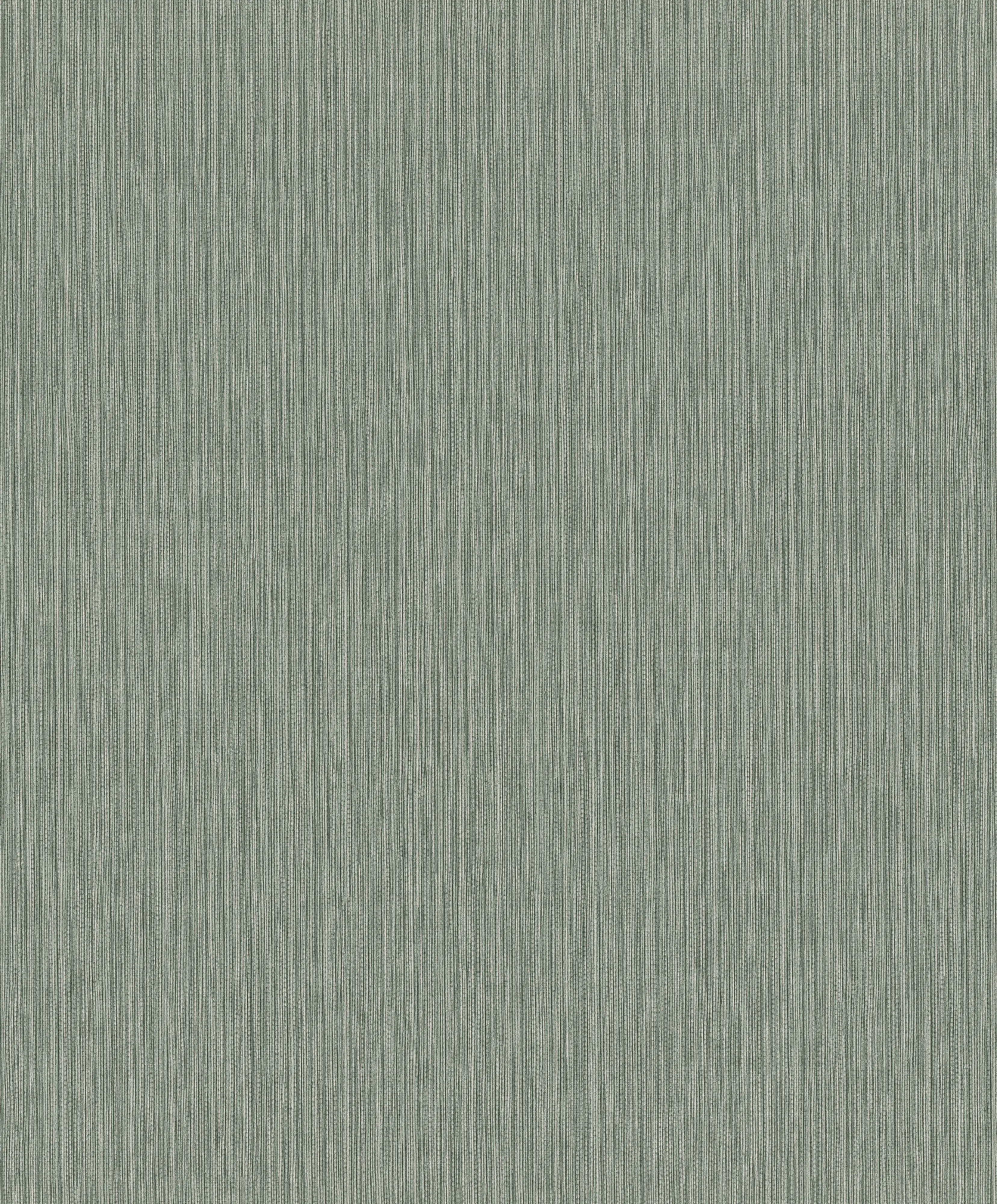 Rasch Vliestapete 537666 Grün-Graugrün Uni 10,05 m x 0,53 m