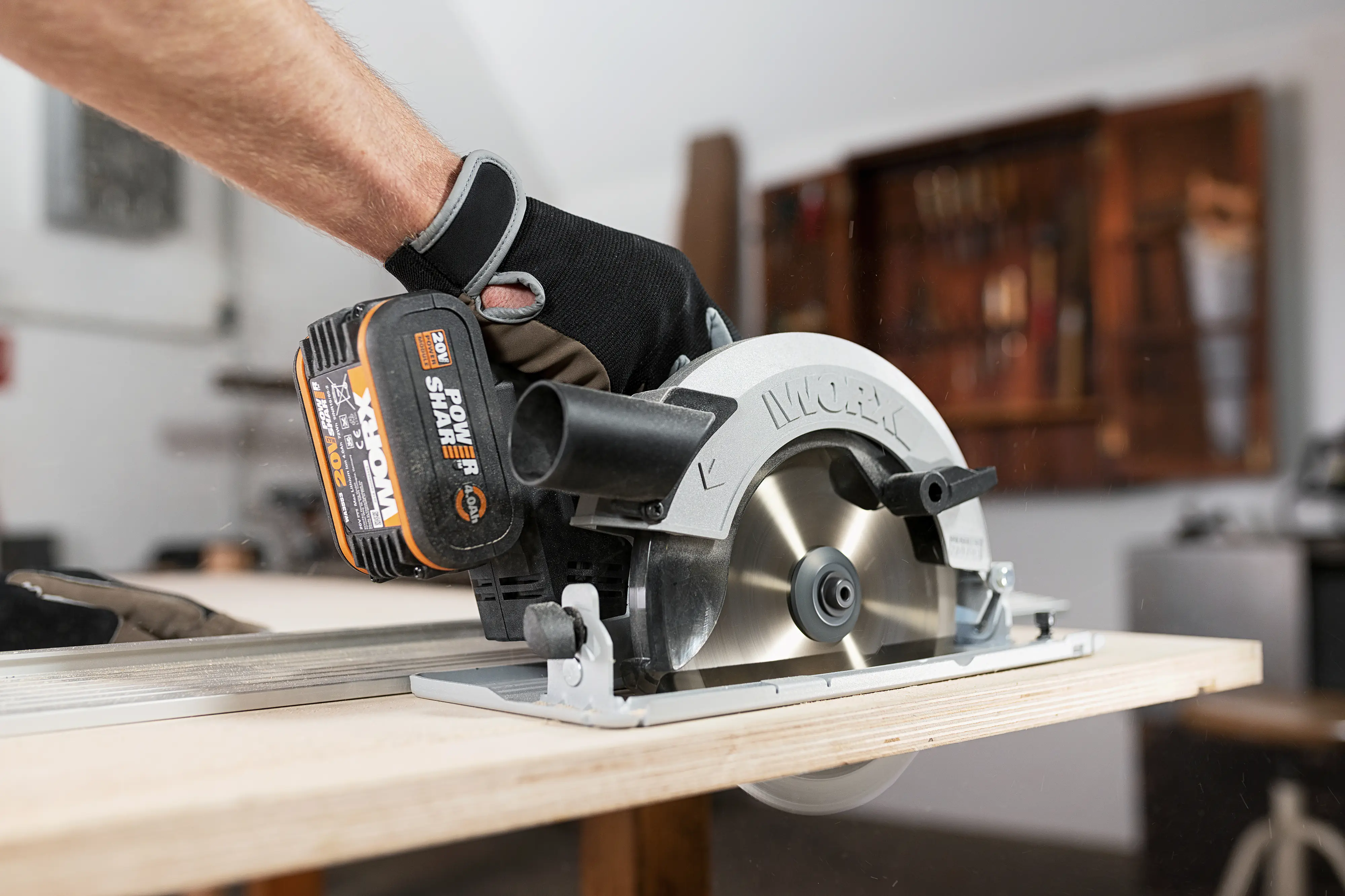 Worx Akku Handkreissäge WX520.9 20 V Solo Worx Akku Handkreissäge WX520.9 20 V Solo