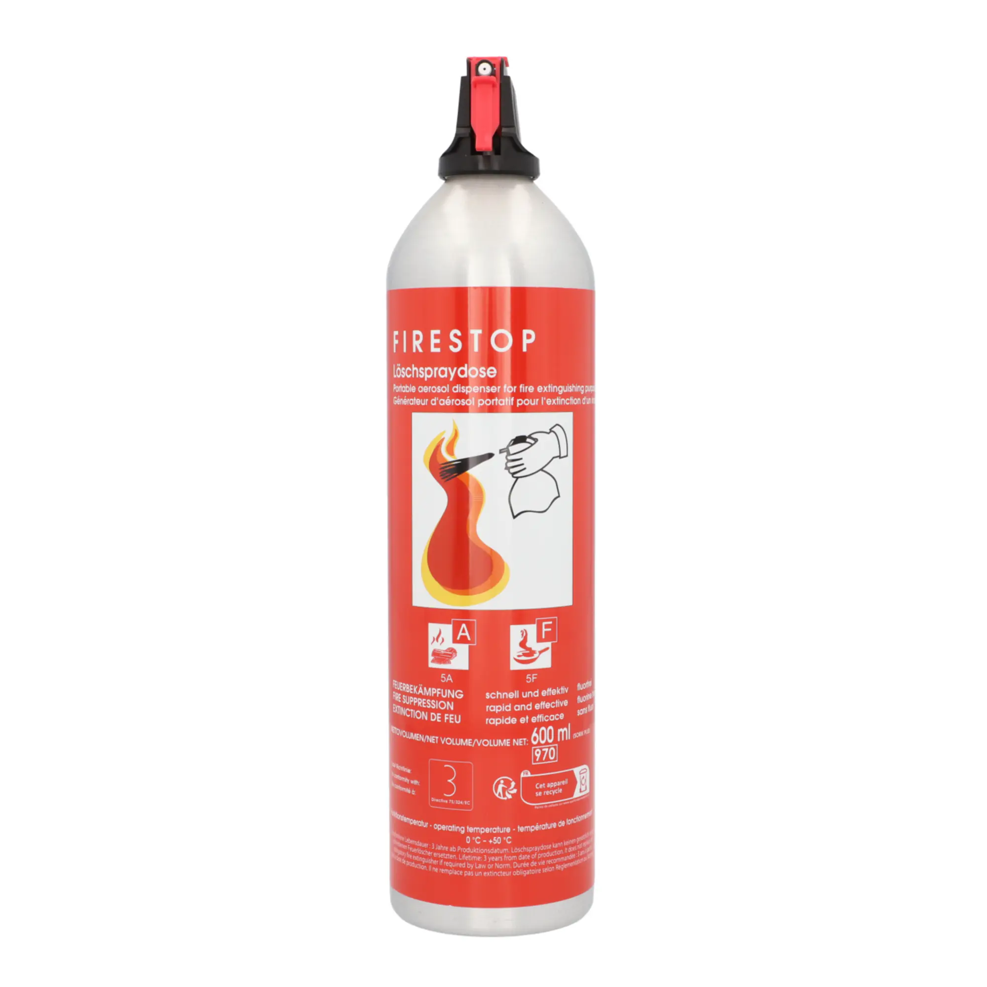 Feuerlöschspray 600 ml Fluor frei