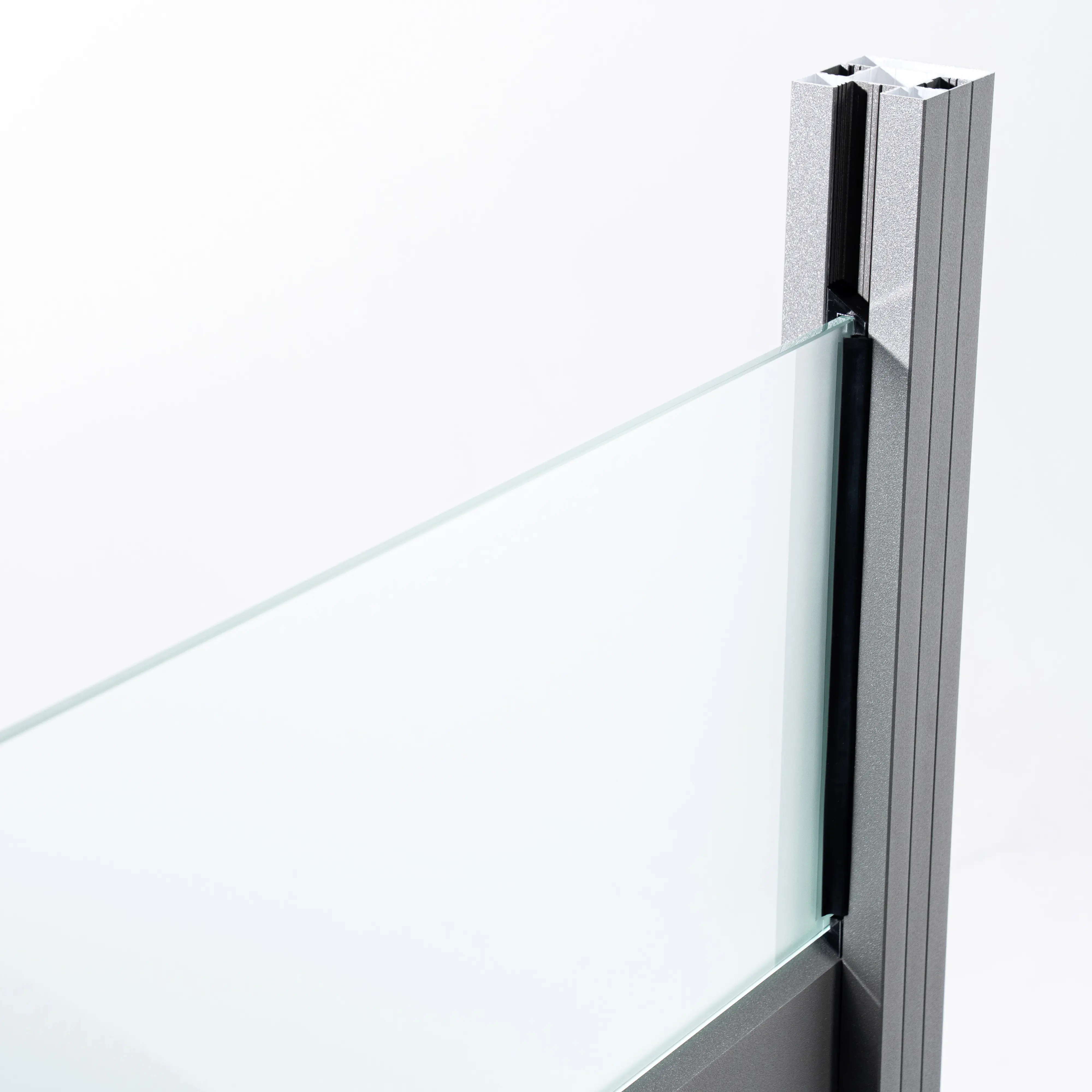 Ambiente Alu-Zaun Erweiterungsset Rhombus MINI 187 x 124,2 cm grau 