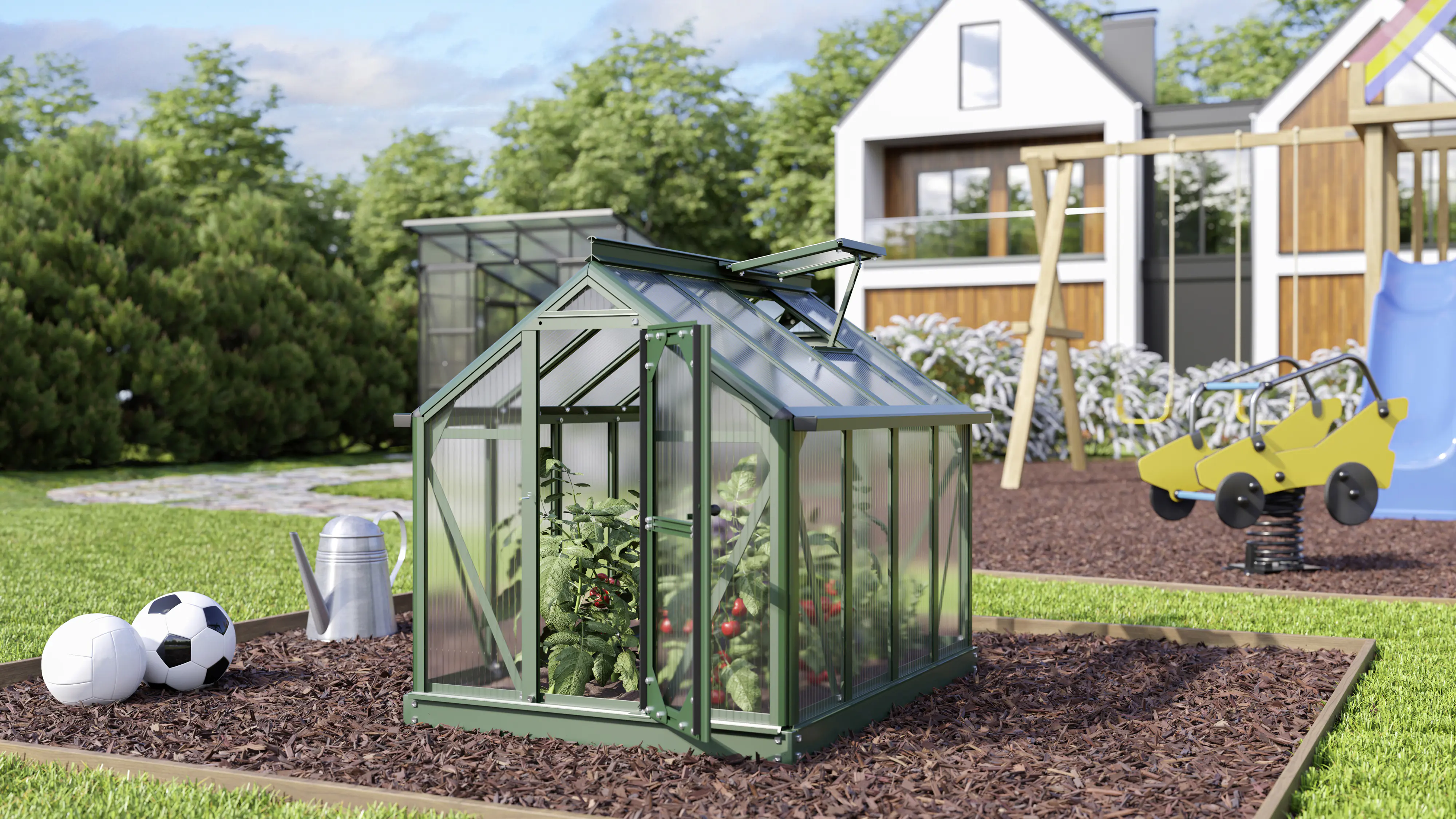 Vitavia Gewächshaus Merlin smaragd 87 x 111 cm Vitavia Gewächshaus Merlin smaragd 87 x 111 cm