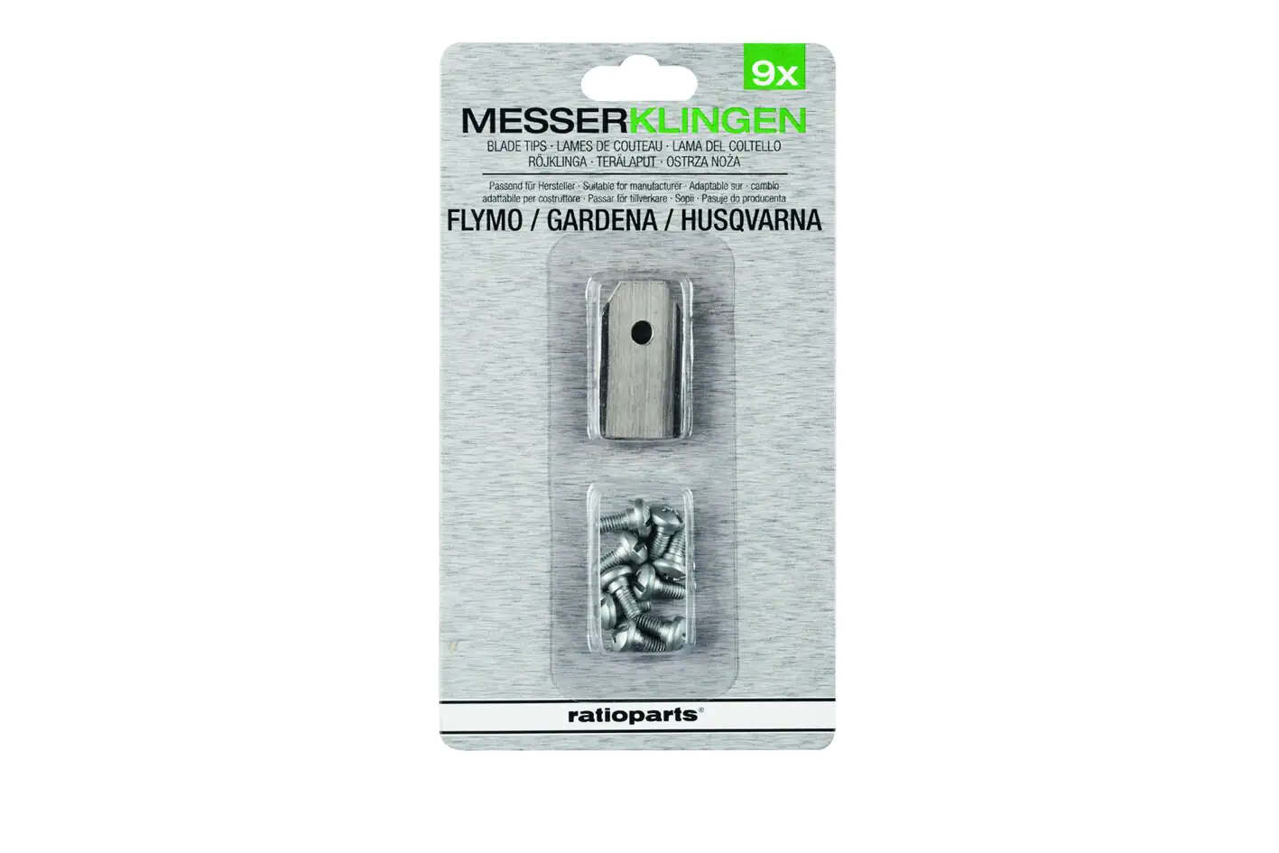 Ratioparts Ersatzmesser und Schraube für Gardena und Greenworks Mähroboter Ratioparts Ersatzmesser und Schraube für Gardena und Greenworks Mähroboter