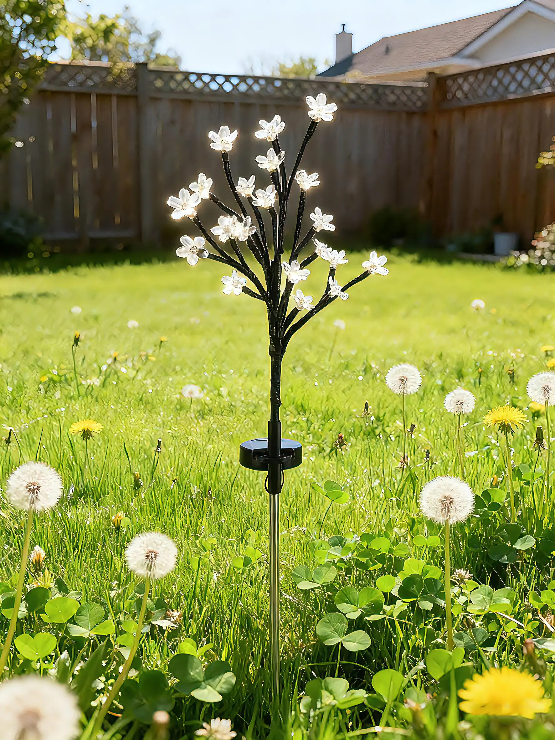 Dapo LED Solarstecker Wiesenblumen bunt