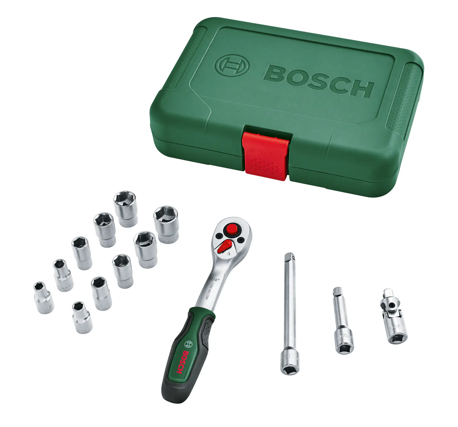 Bosch Ratschenschlüssel-Set 1/4" 14-teilig