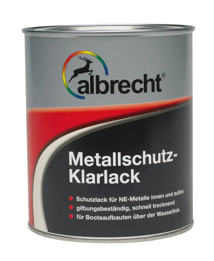 Albrecht Metallschutz-Klarlack 750 ml farblos Albrecht Metallschutz-Klarlack 750 ml farblos