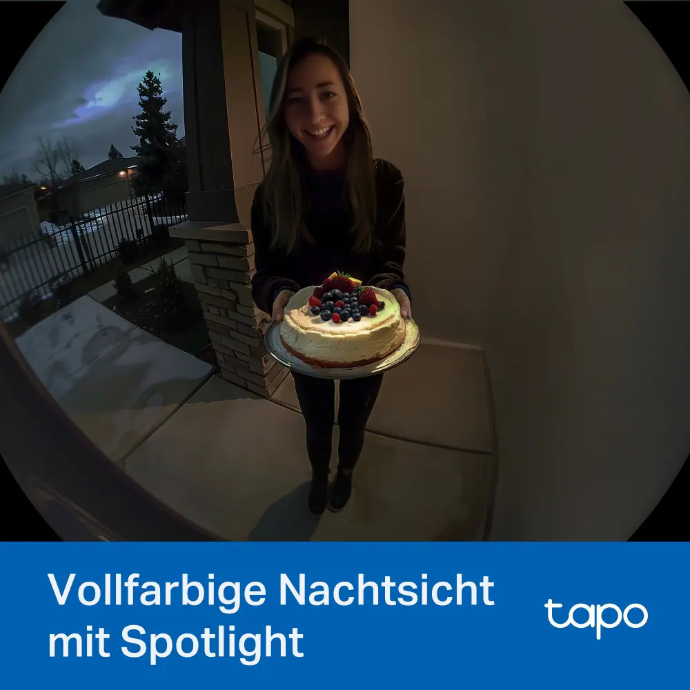 TP-Link Türklingelkamera Tapo D235 Smart Video schwarz TP-Link Türklingelkamera Tapo D235 Smart Video schwarz
