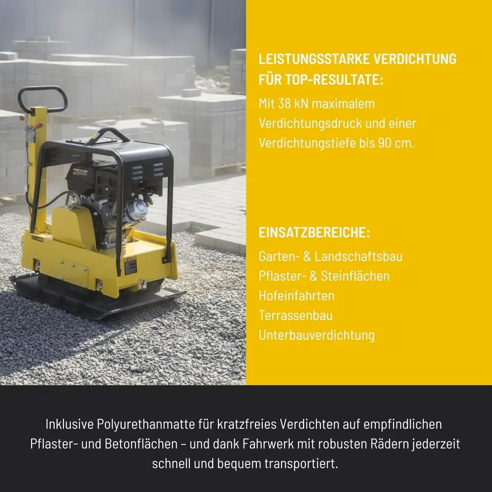 Güde Rüttelplatte GRP 260 4-Takt 9,7 KW Benzin