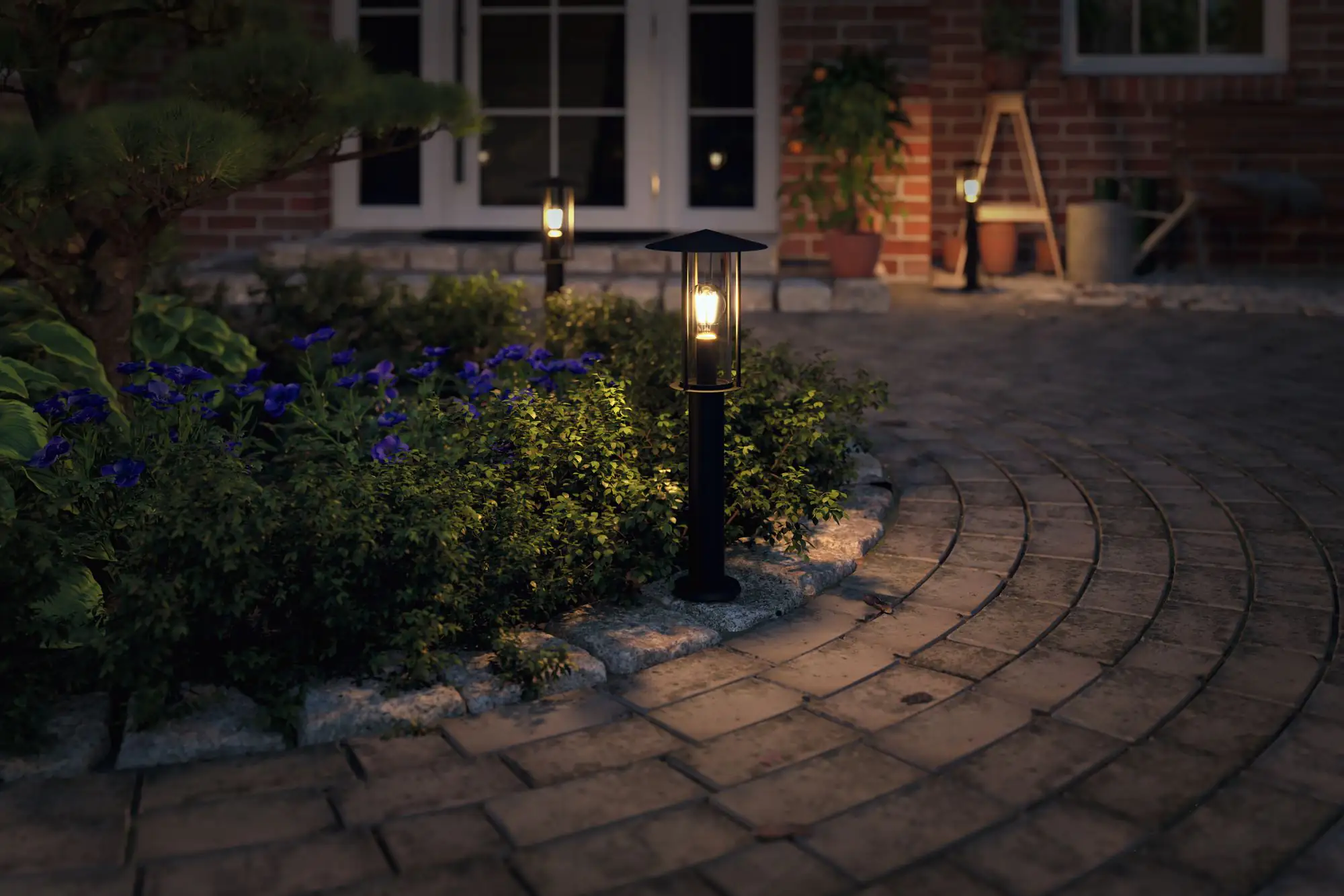 4000870943977_4 Paulmann Outdoor Pollerleuchte Classic E27 dunkelgrau